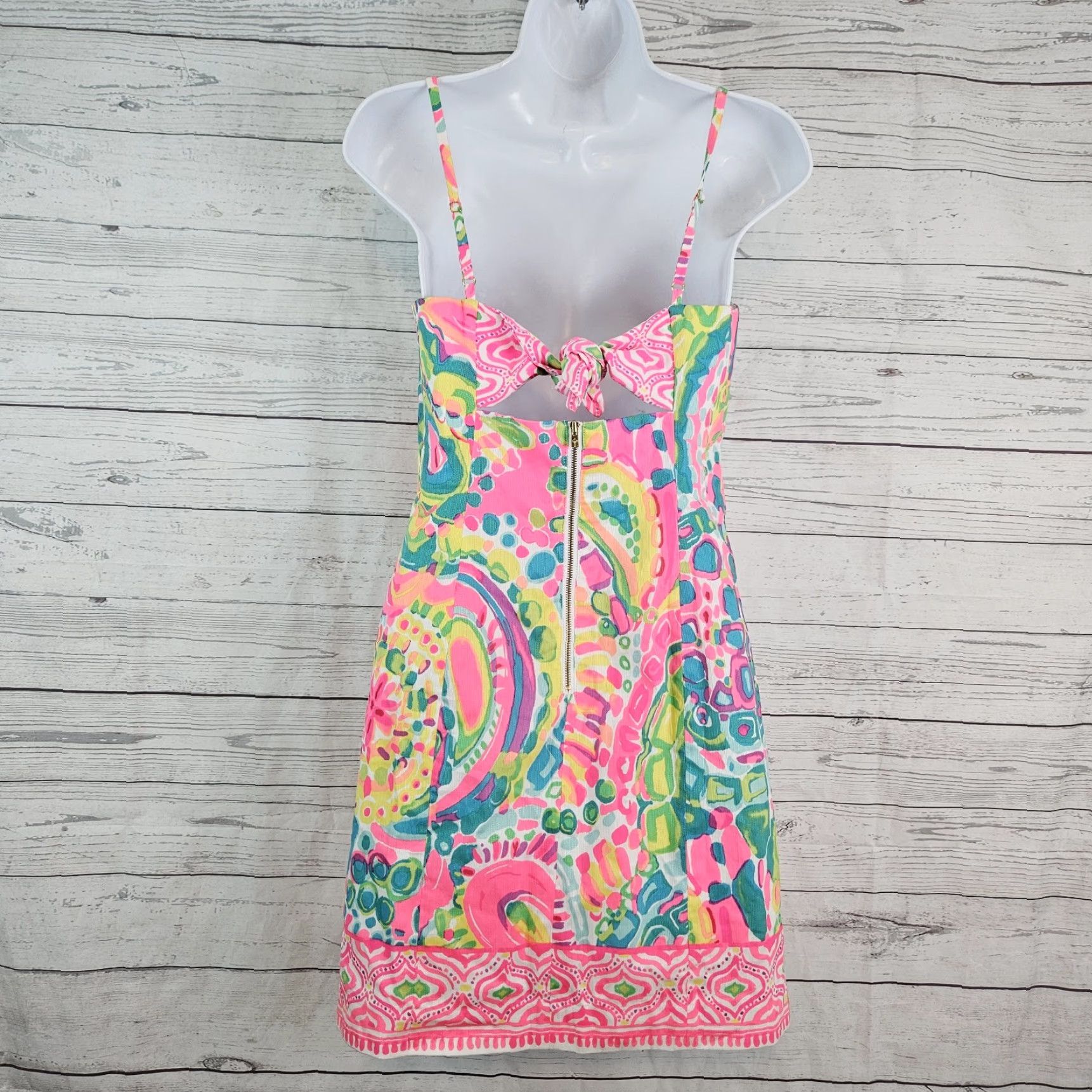 Lilly Pulitzer VINTAGE Lilly Pulitzer Womens Shelli Dress Sz 4 Pink Shell Mini Dress Womens 4 Lilly Pulitzer Girls? Size S / US 4 / IT 40 - 3 Thumbnail