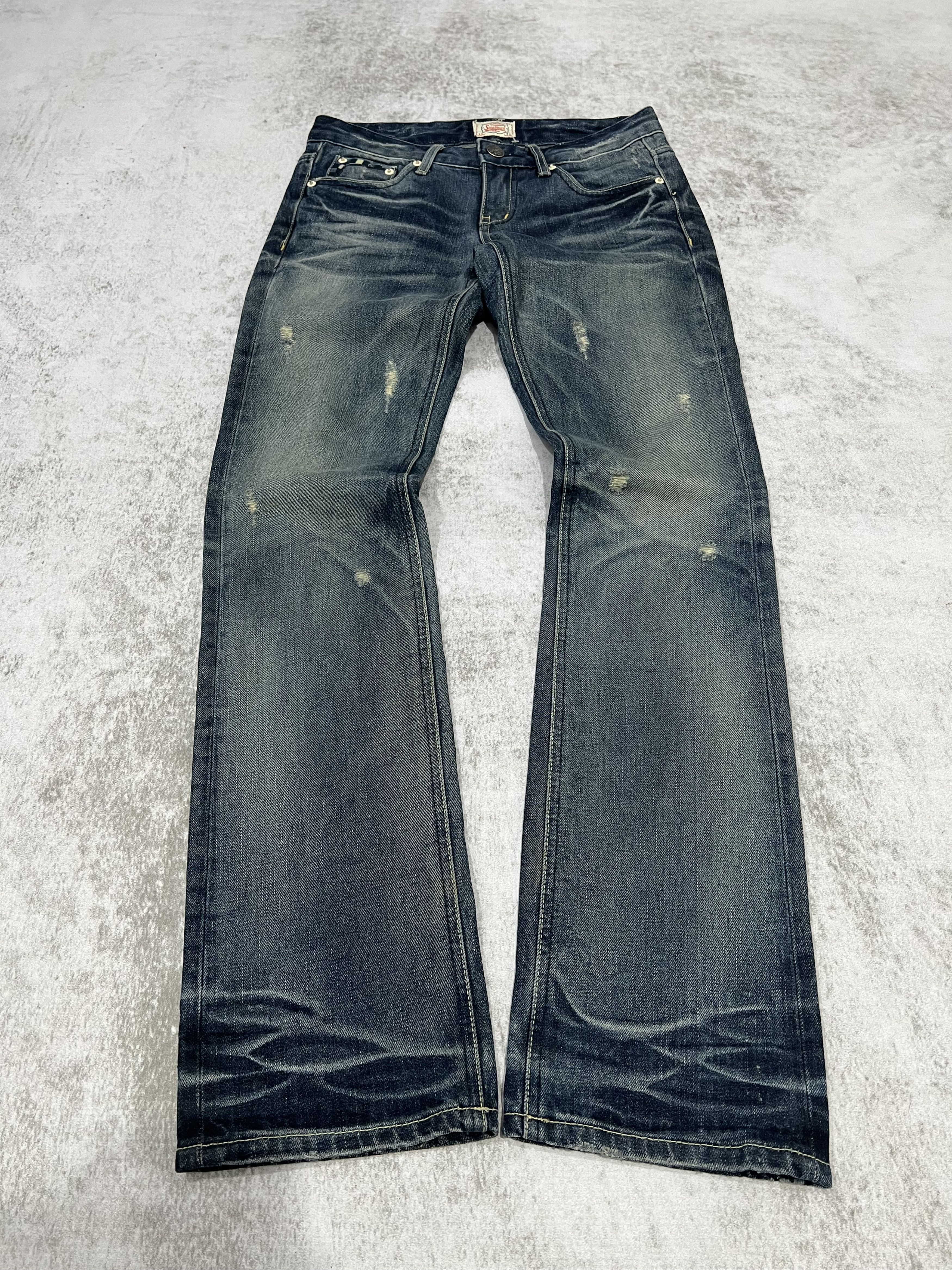 Other 2000s ssial jeans acid wash flared denim pants y2k Size US 29 - 1 Thumbnail