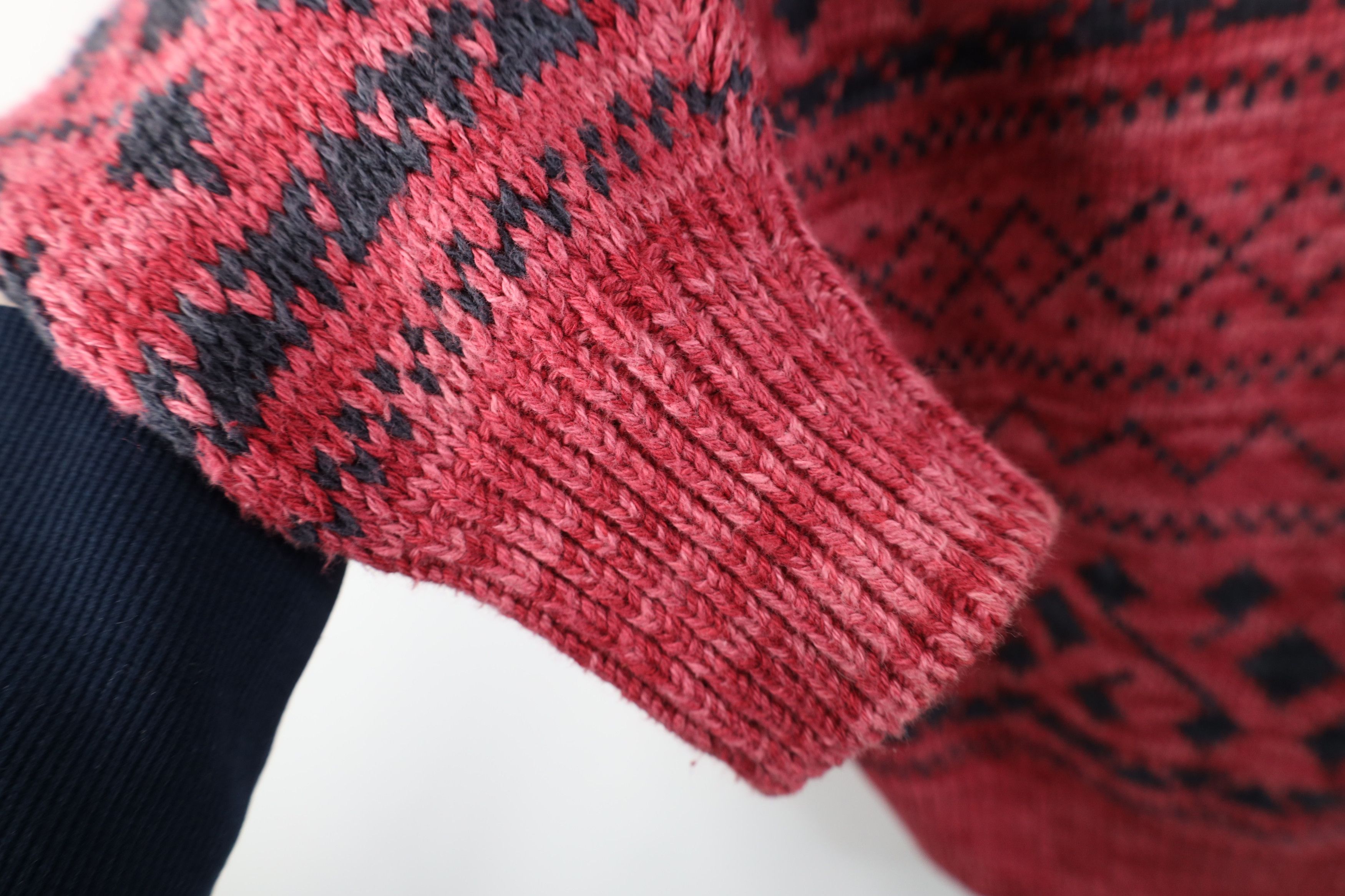 Vintage Vintage 90s Streetwear Fair Isle Knit Crewneck Sweater USA Size US M / EU 48-50 / 2 - 7 Thumbnail