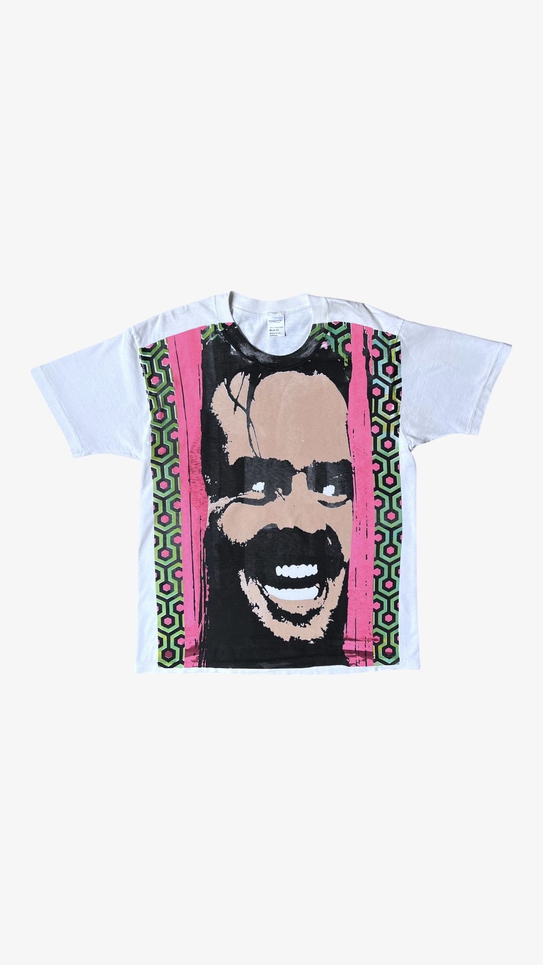 Vintage Vintage 80s The Shining Jack Nicholson Single Stitch T-Shirt Size US M / EU 48-50 / 2 - 1 Thumbnail