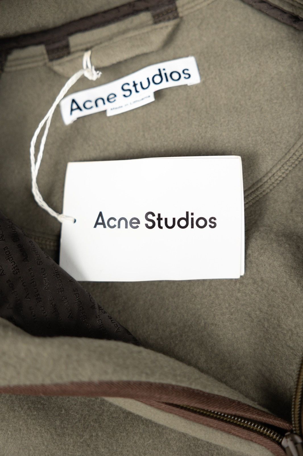 Acne Studios Acne Studios Fleece Zip Up Jacket Size US XL / EU 56 / 4 - 6 Thumbnail