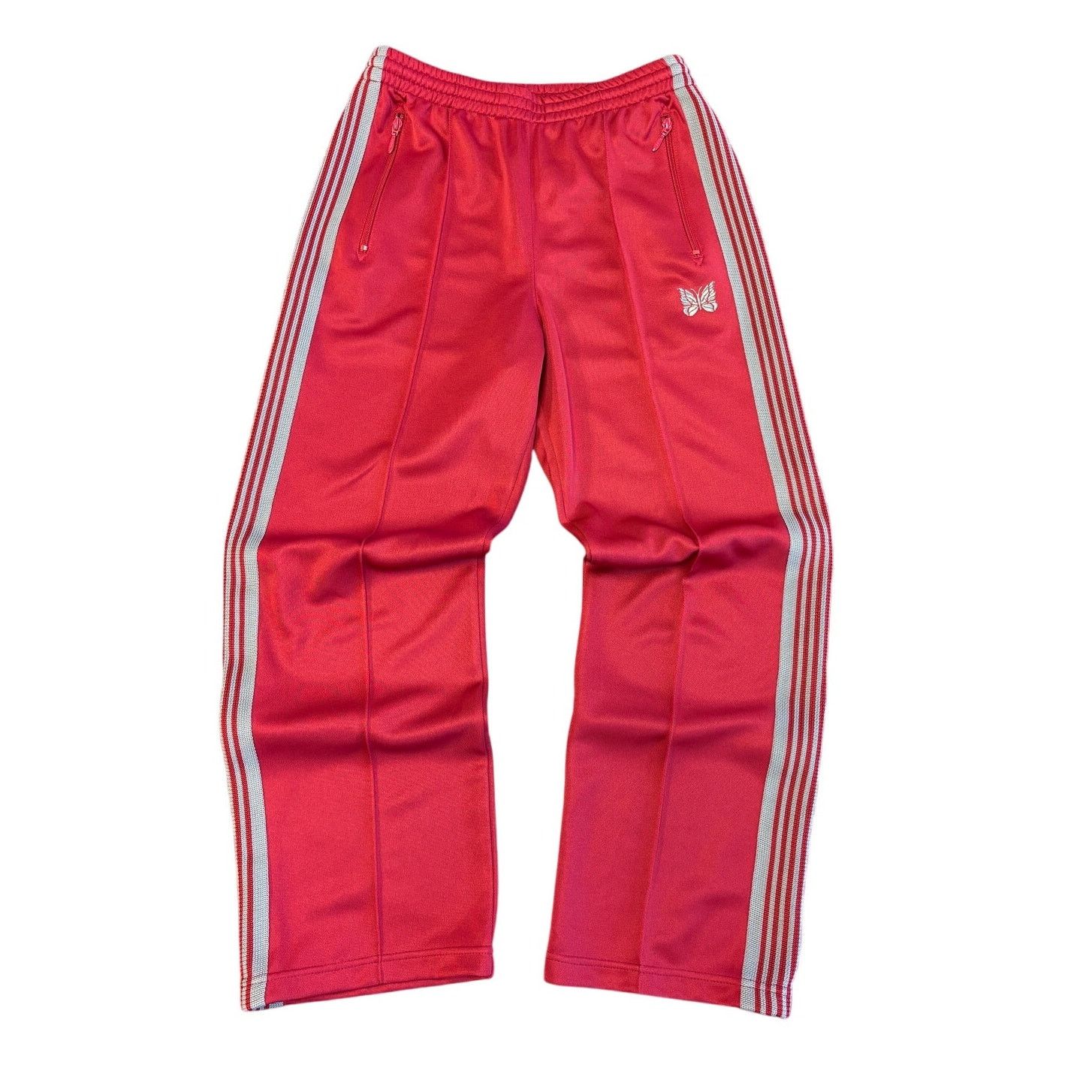 Needles Needles Tucked W.U. Pant - PE/PU Jersey Bordeaux | Grailed