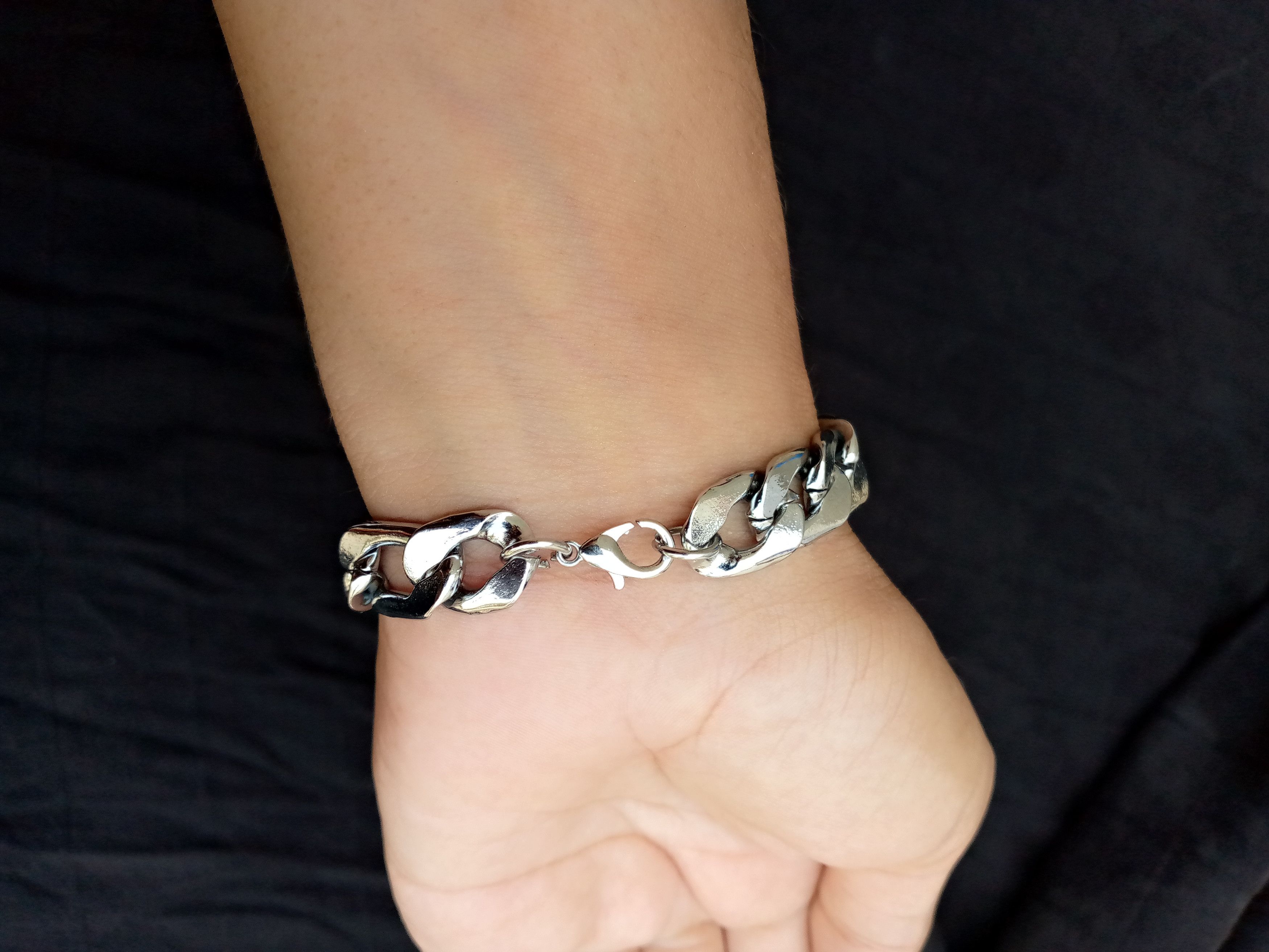 Other silver curb link chain Size ONE SIZE - 6 Thumbnail