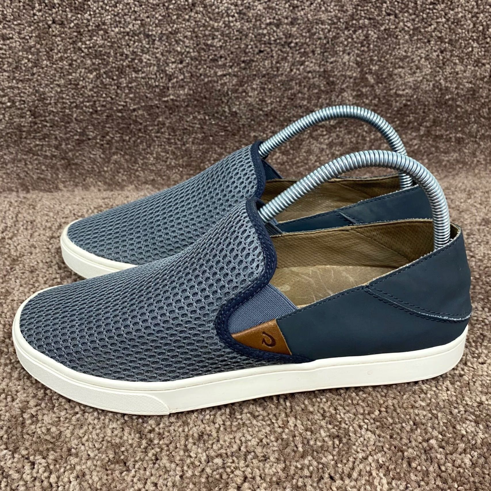 Olukai OLUKAI Pehuea Slip On Sneaker Womens 10 EU 40 Pavement Gray Loafer Casual Slip-On Walking 20271-166C Size US 10 / IT 40 - 6 Thumbnail
