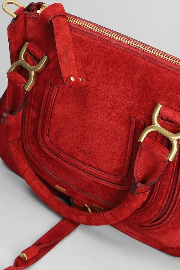 Chloe o1loc1c1024 Size: OS / Marcie Double Carry Bag in Smoked Red Size ONE SIZE - 4 Thumbnail