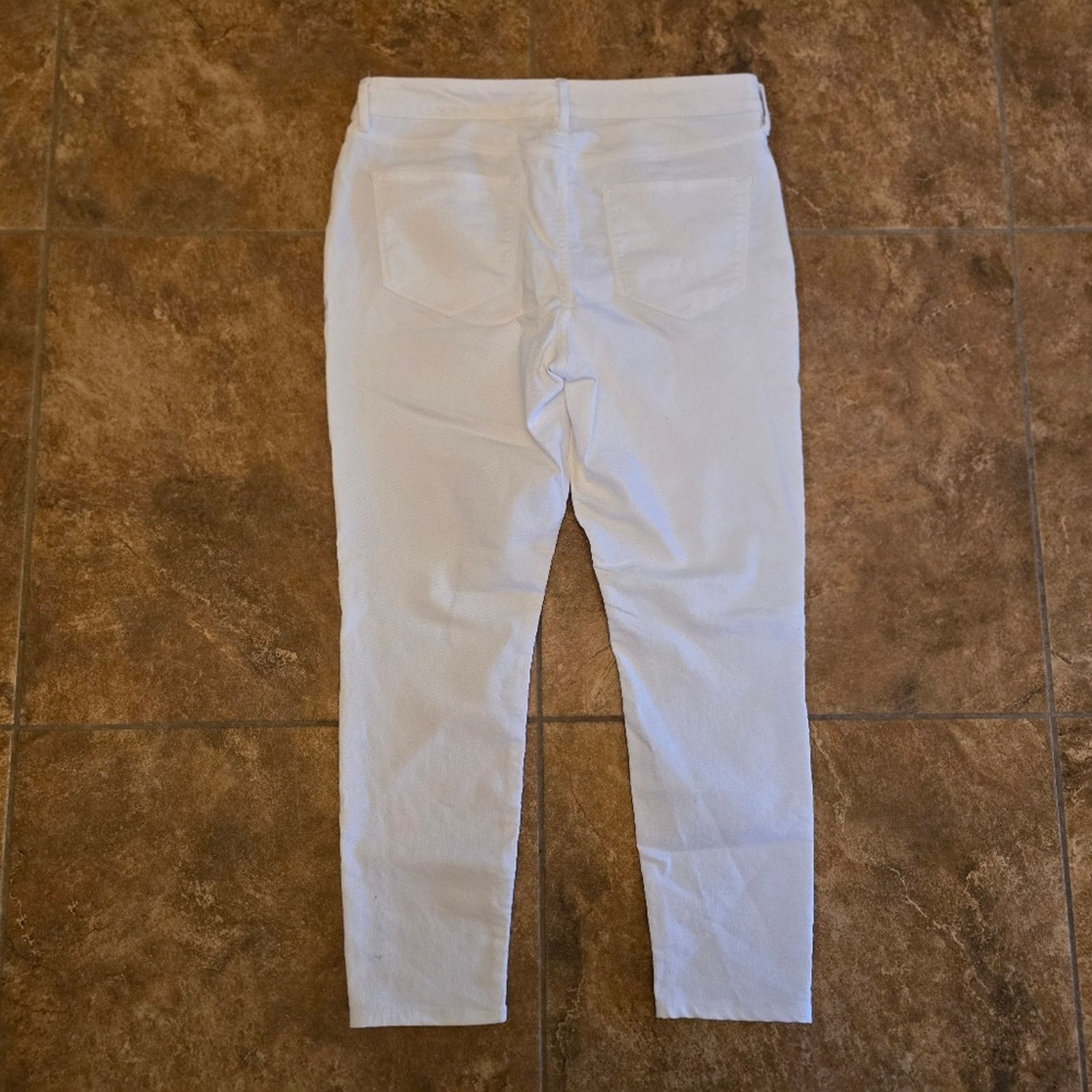 Old Navy White Denim | OLD NAVY | Super Skinny Jean Size 34" / US 12 / IT 48 - 2 Thumbnail