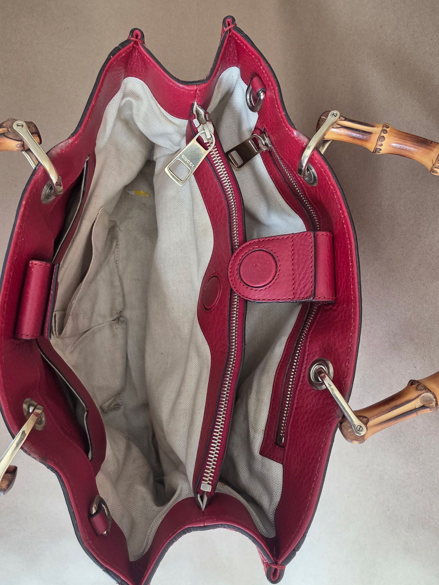 Gucci Gucci Bamboo Shopper Tote Size ONE SIZE - 7 Thumbnail