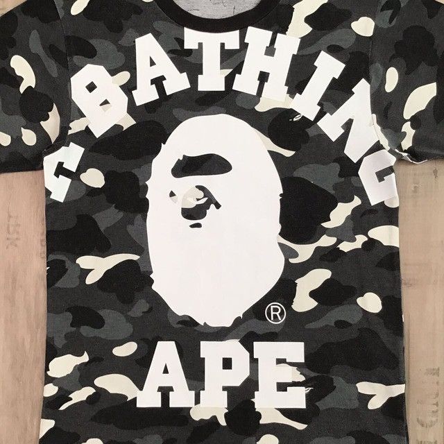Bape 💫Glow in the dark💫 BAPE City camo Big college logo T-shirt Size US S / EU 44-46 / 1 - 4 Thumbnail