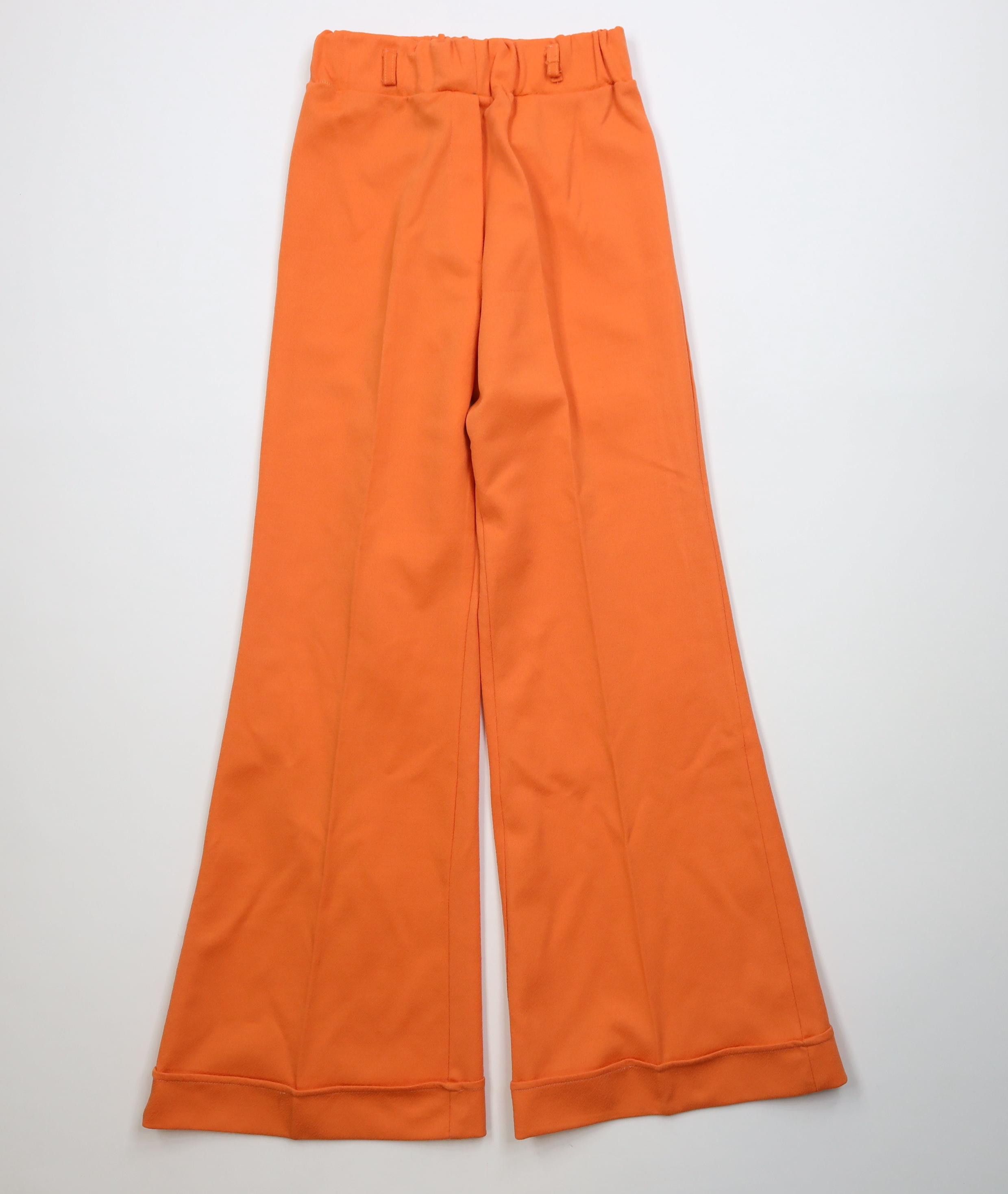 Vintage Vintage 60s 70s Streetwear Wide Leg Bell Bottoms Pants USA Size 28" / US 6 / IT 42 - 1 Thumbnail