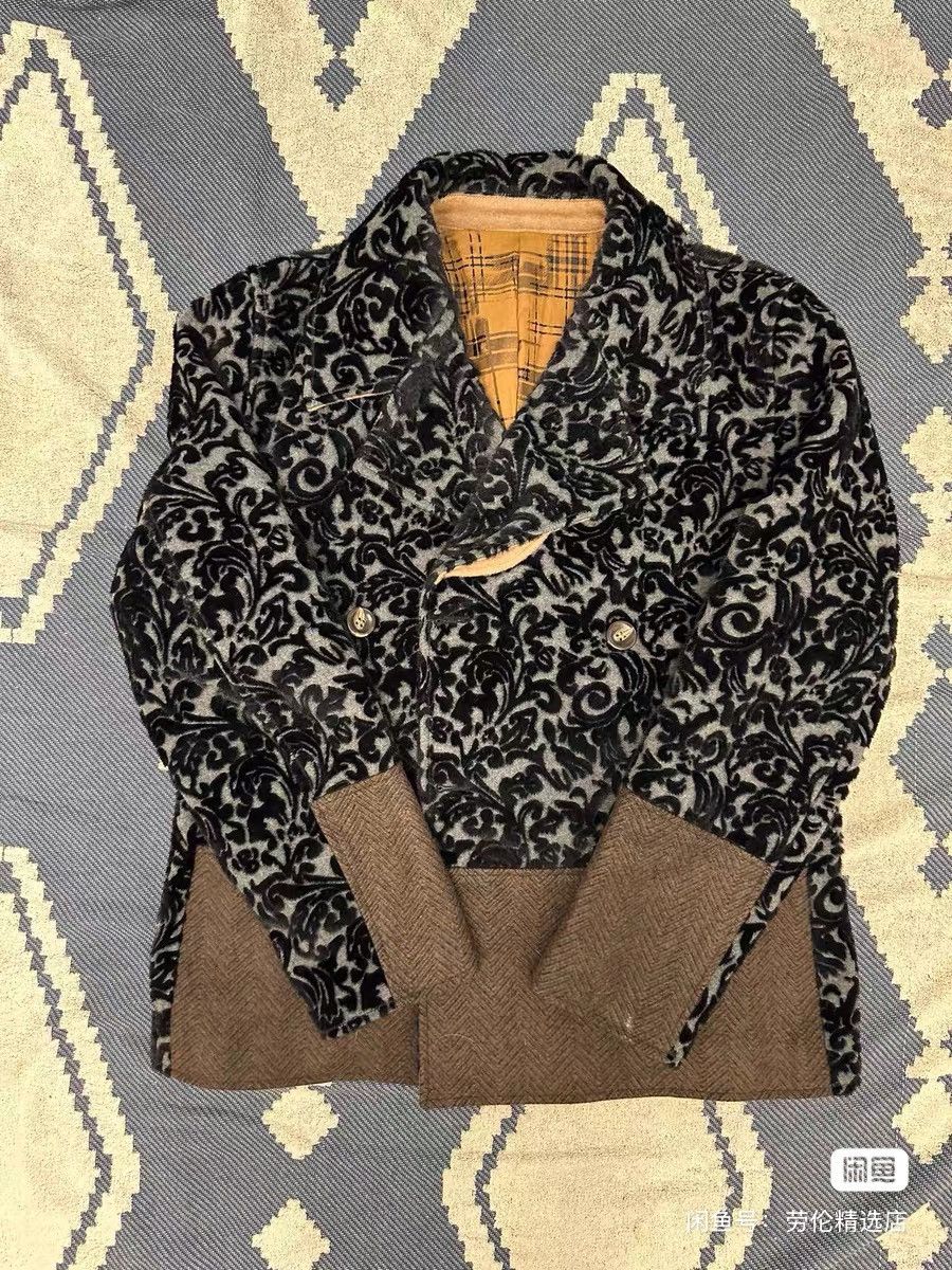 Emporio Armani Armani silk velvet blazer coat jacket balenciaga prada dior Size US L / EU 52-54 / 3 - 3 Thumbnail