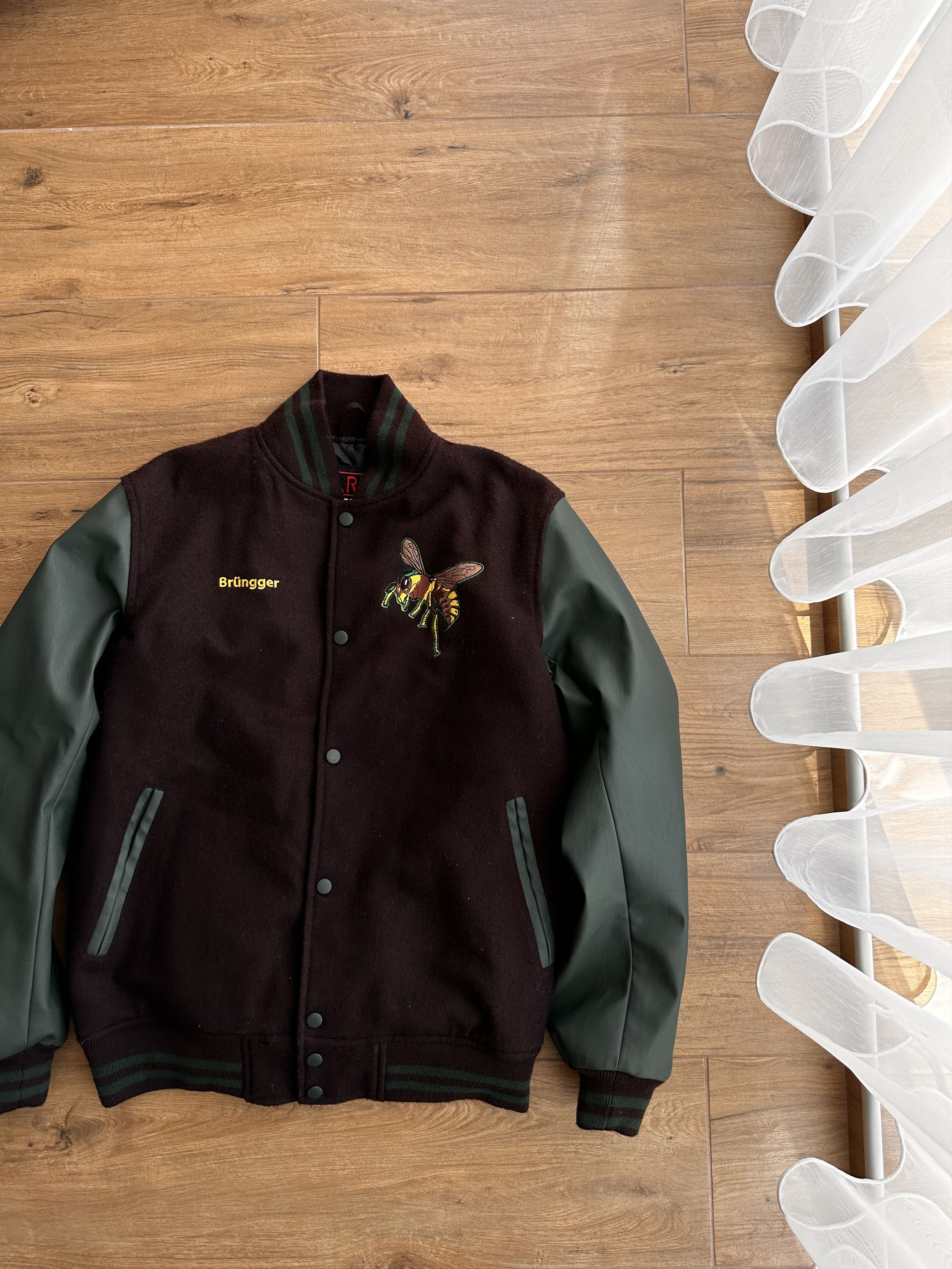 Japanese Brand Vintage Brugger Bee Japanese Streetstyle Brown Bomber Jacket Size US M / EU 48-50 / 2 - 8 Thumbnail