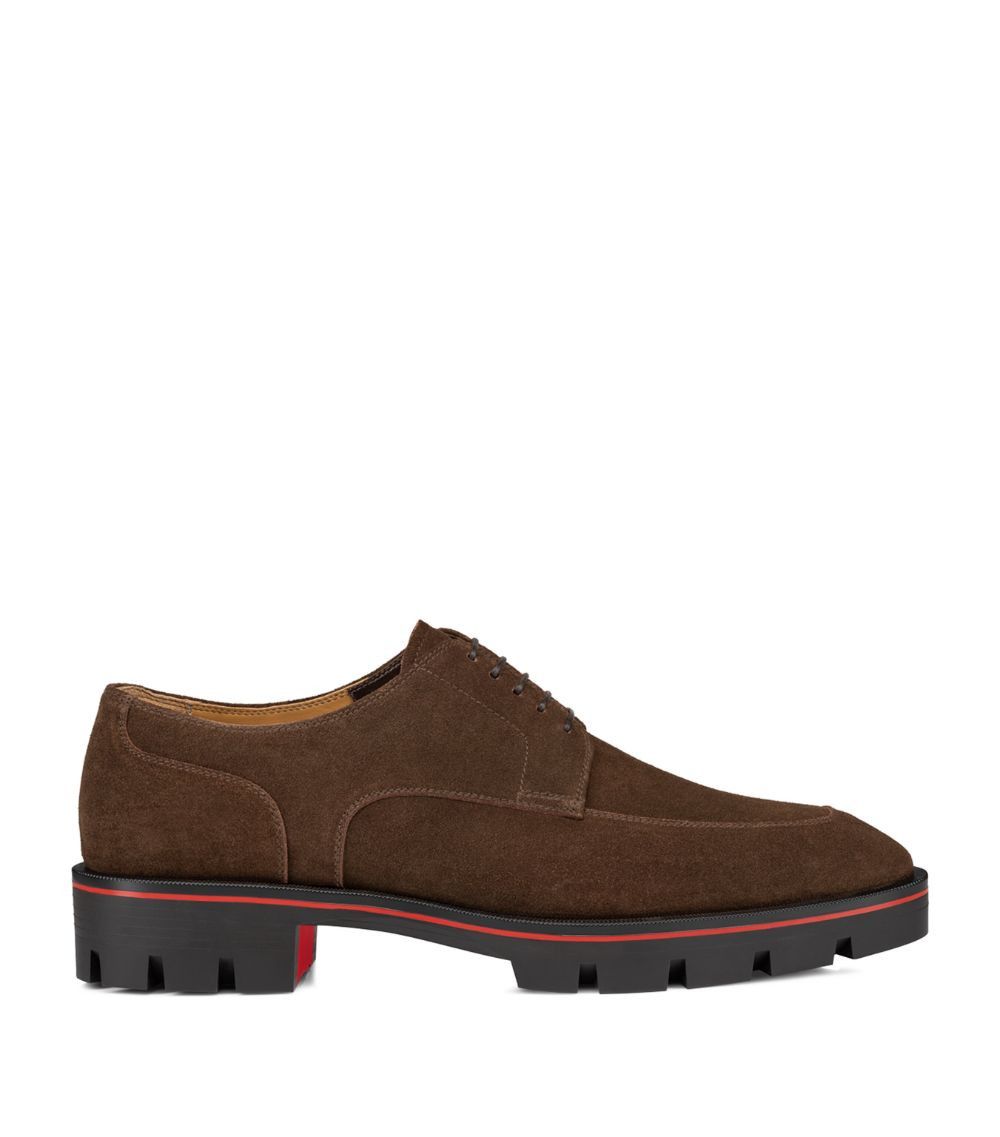 Christian Louboutin o1bcso1str1024 Davisol Flat in Brown Size US 11 / EU 44 - 1 Thumbnail