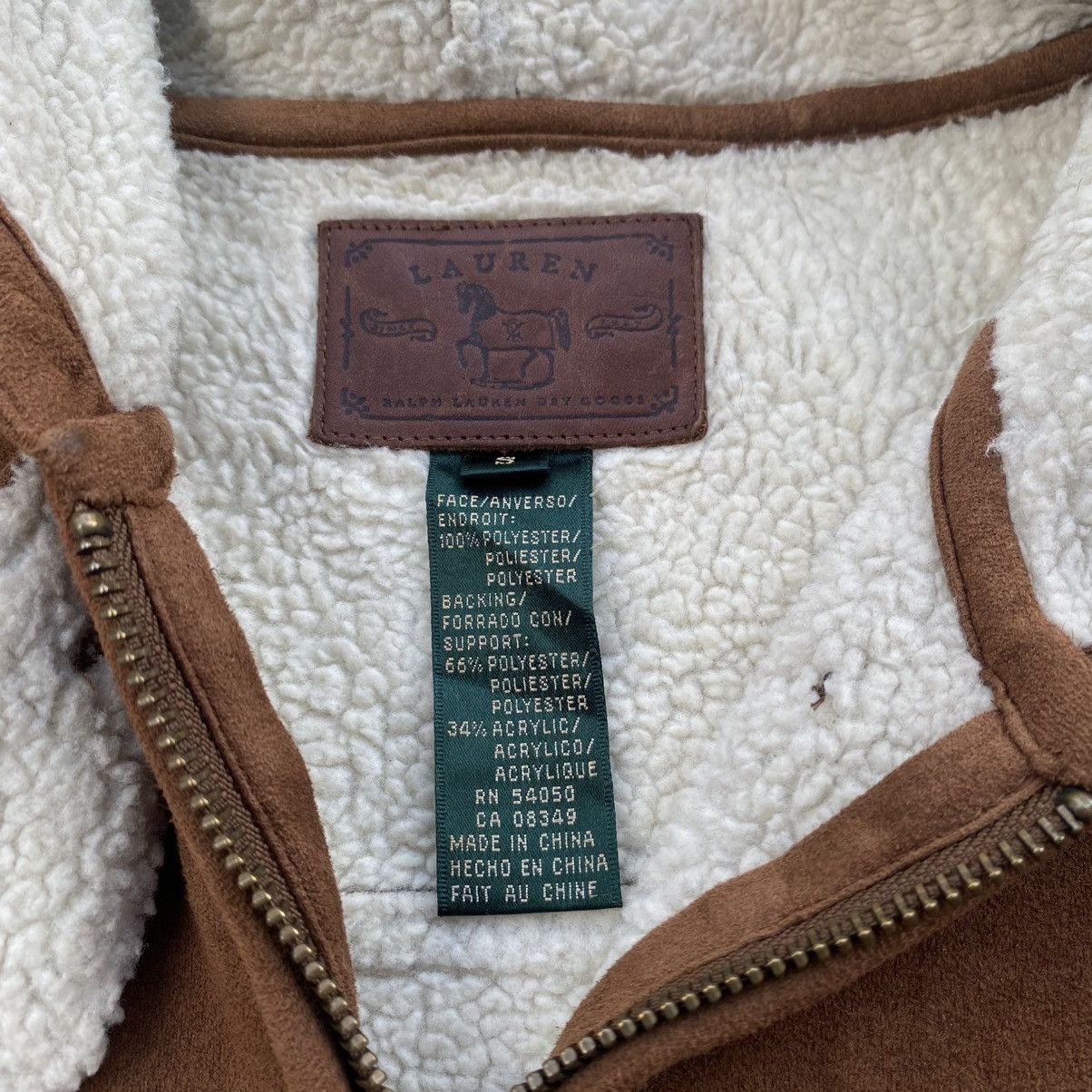 Polo Ralph Lauren Lauren Ralph Lauren brown faux suede sherpa-lined hooded Size US S / EU 44-46 / 1 - 18 Thumbnail