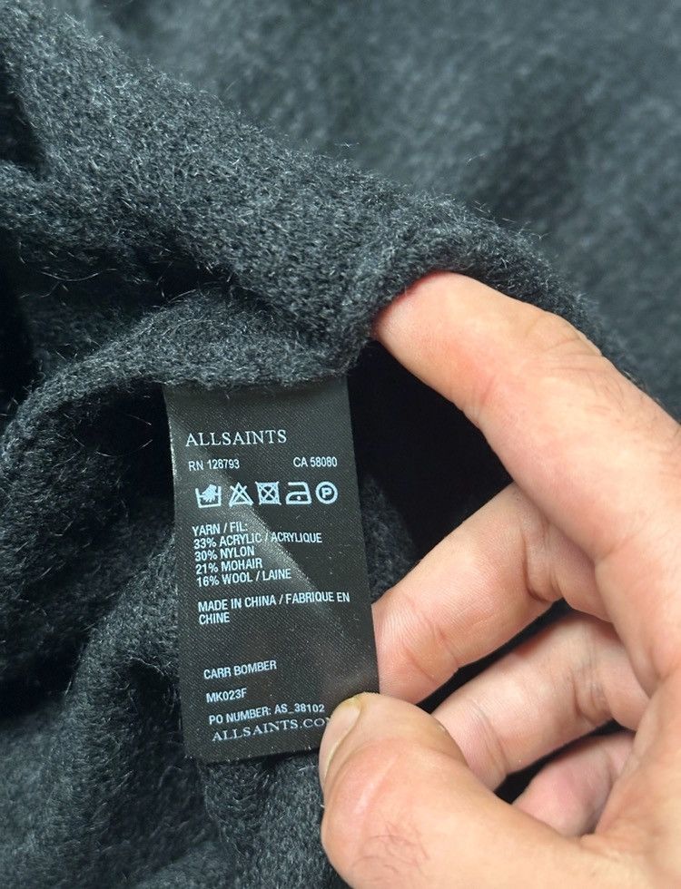 Other Allsaints mohair wool blend cardigan knit sweater Size US M / EU 48-50 / 2 - 6 Thumbnail