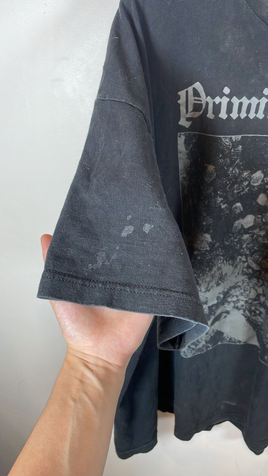 Vintage Primitive Man Graphic T-Shirt Size ONE SIZE - 3 Thumbnail