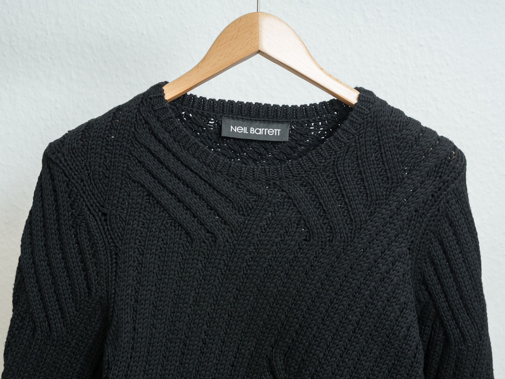 Neil Barrett Neil Barrett Wool Ottoman Sweater XL Size US XL / EU 56 / 4 - 2 Thumbnail