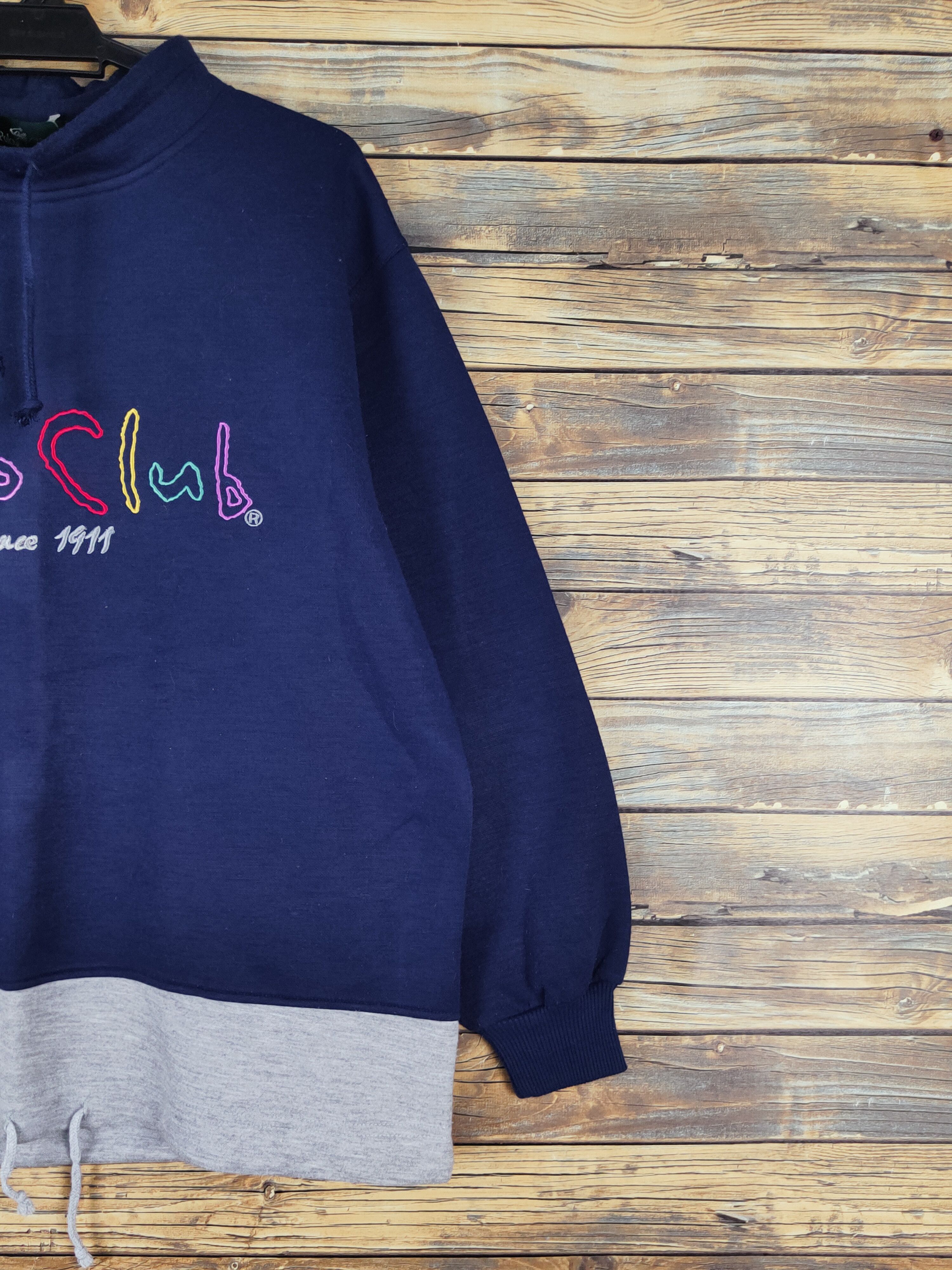 Japanese Brand × Vintage Polo Club Navy Sweatshirts #W1159 Size US XL / EU 56 / 4 - 5 Thumbnail