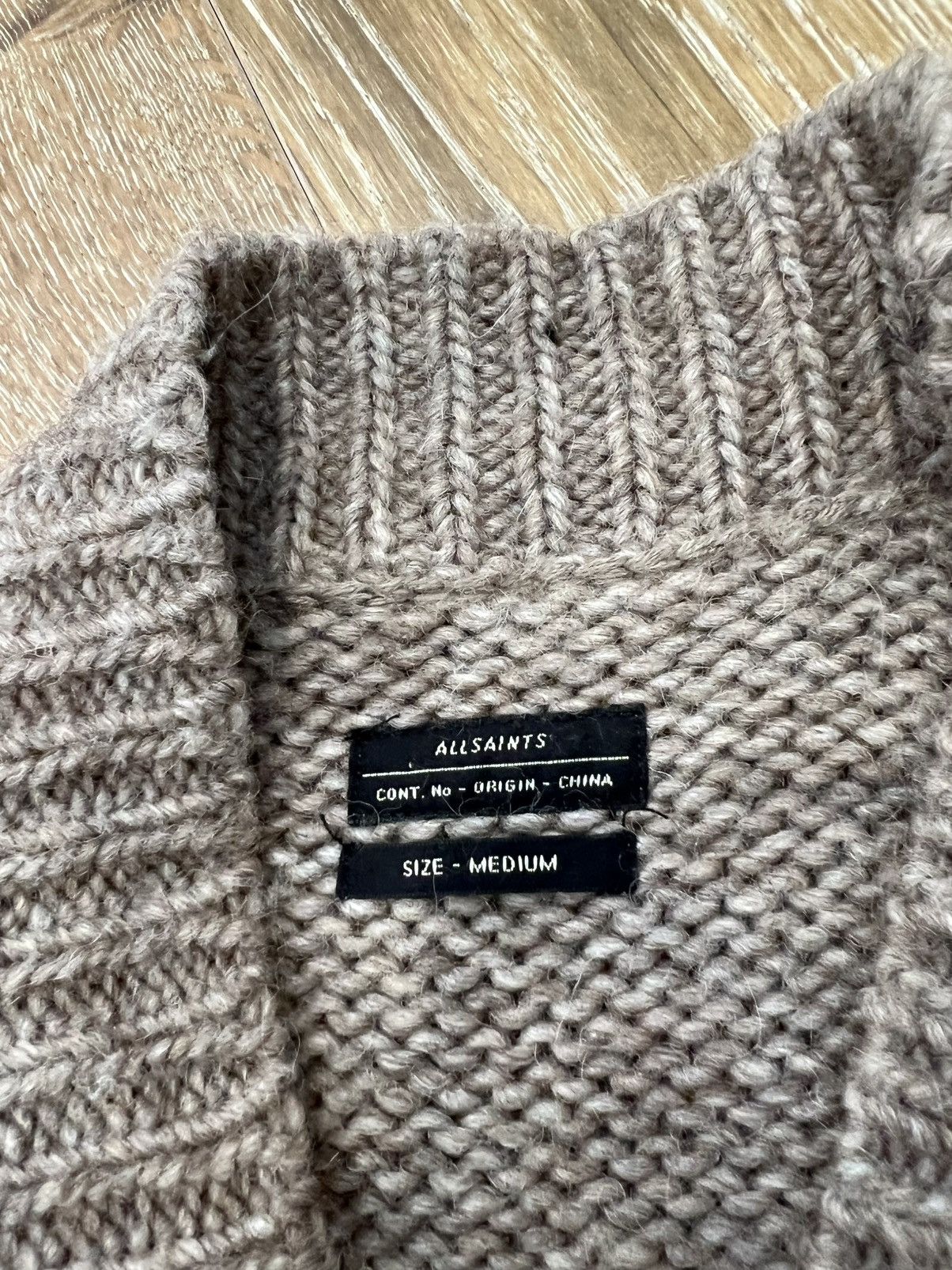 Allsaints Allsaints knitwear asymmetrical full zip up sweater Size US M / EU 48-50 / 2 - 3 Thumbnail