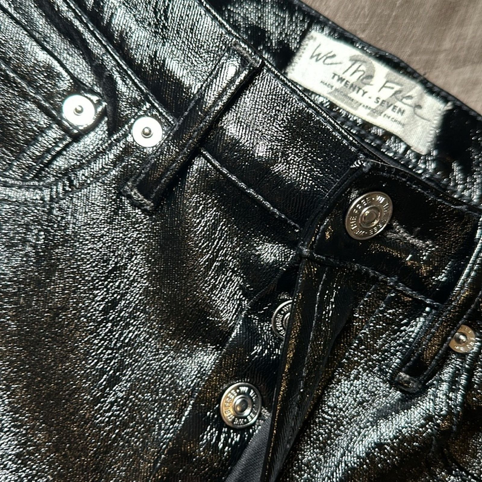 Free People We the Free Phoenix Coated Skinny Jean - 27 Size 27" / US 4 / IT 40 - 6 Thumbnail