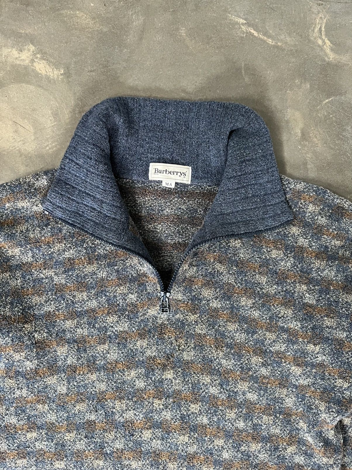 Burberry Burberrys Knitwear Wool Vintage Size US L / EU 52-54 / 3 - 5 Thumbnail