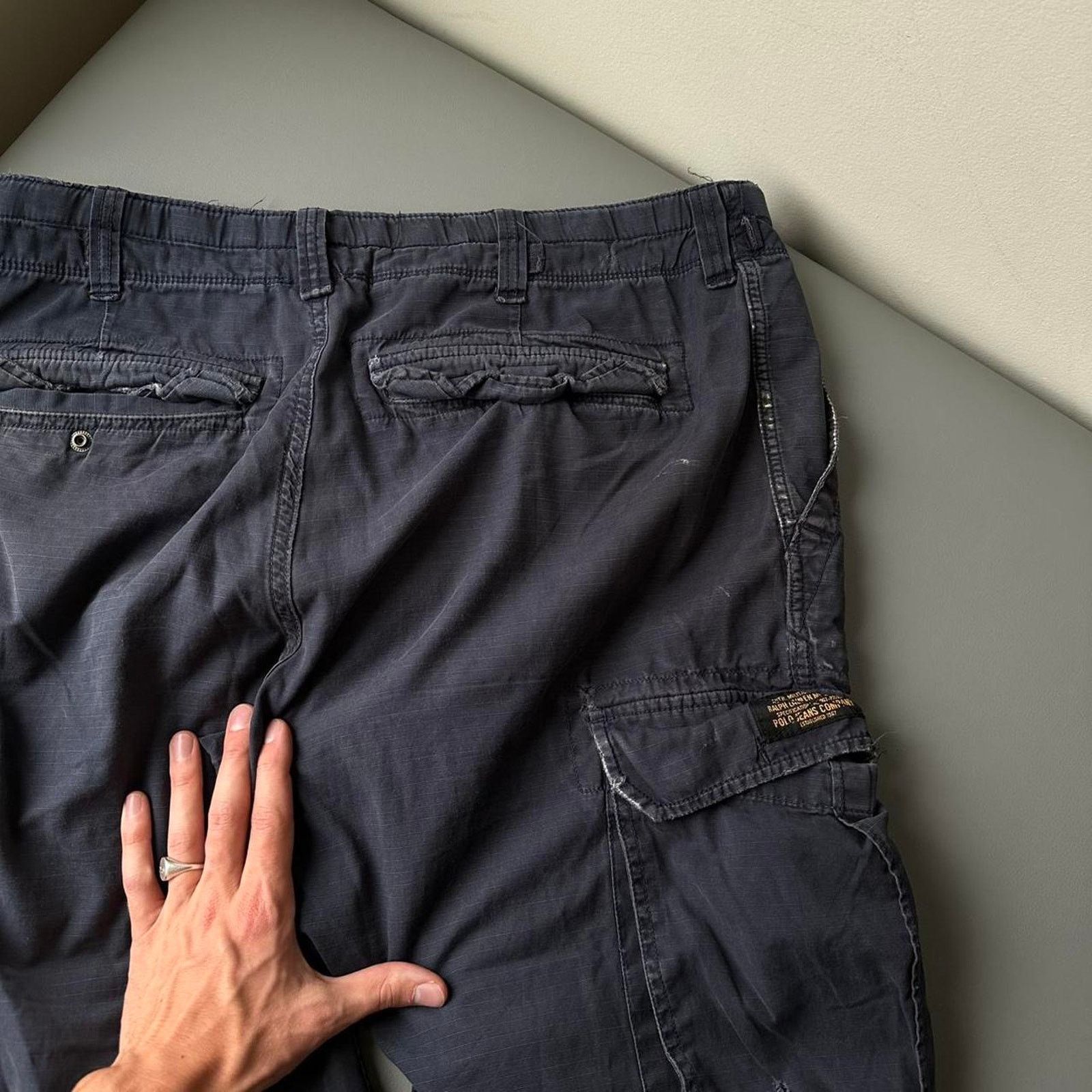 Polo Ralph Lauren Rare vintage 00s navy ralph lauren cargos Size US 36 / EU 52 - 8 Thumbnail