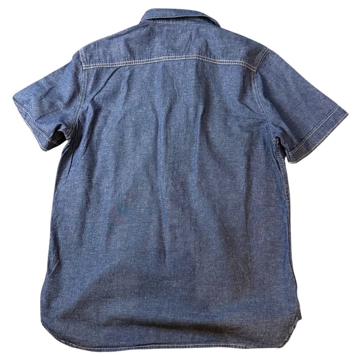 Edwin 🔥🇯🇵 Vintage 90s Japanese Denim Edwin G00185 Button Up Shirt Size US L / EU 52-54 / 3 - 2 Thumbnail