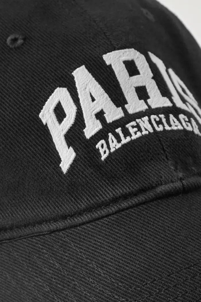 Balenciaga o1s1wg110126 Size: S / Cities Paris Hat / Cap in Black Size ONE SIZE - 4 Thumbnail