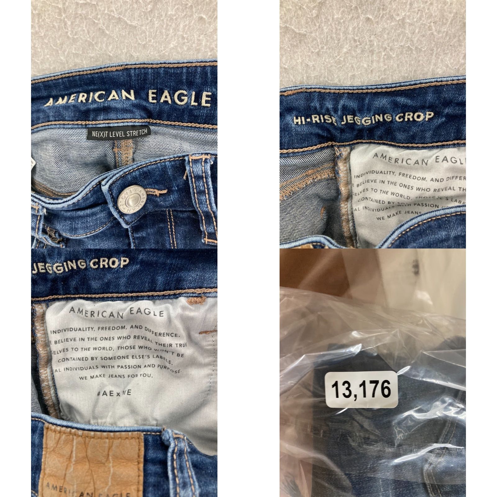 American Eagle Outfitters American Eagle Outfitters Jeans Womens 0 Blue Denim Stretch Skinny Next Level Jeans - Adult Regular Size 0 Blue Denim Size 25" / US 0 / IT 36 - 9 Thumbnail