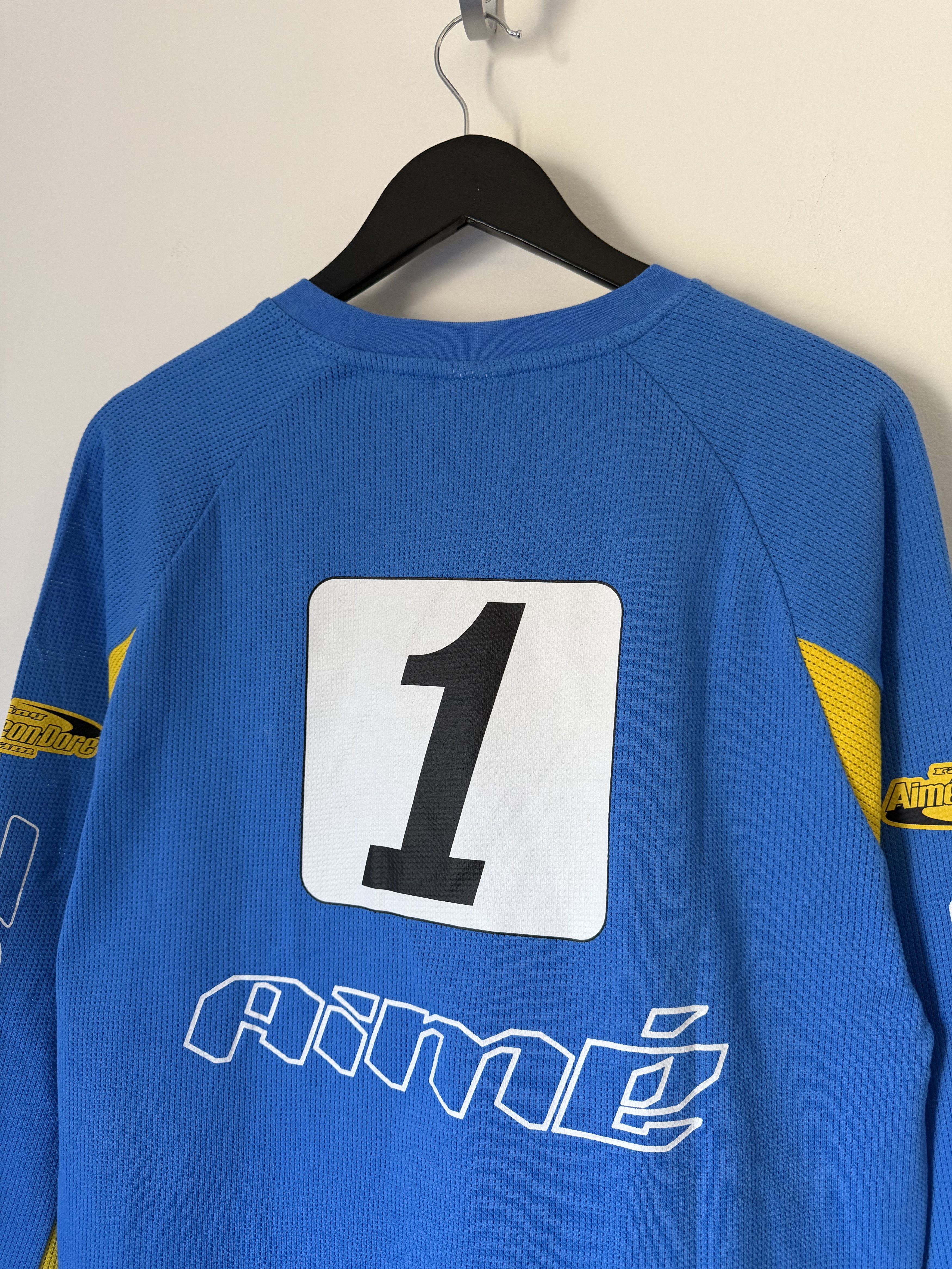 Aime Leon Dore Aime Leon Dore Mesh Wave Running Long Sleeve Top in Blue Size US L / EU 52-54 / 3 - 7 Thumbnail