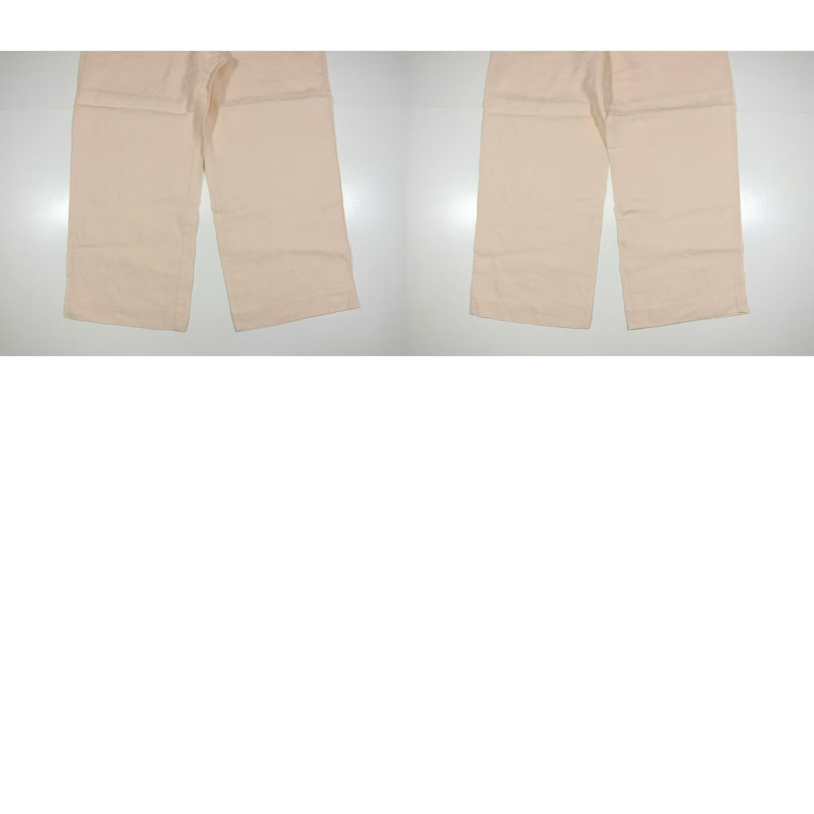 Liz Claiborne Liz Claiborne Sport 100% Linen Soft Pink Wide Leg Casual Pant With Pockets 12/L Size 34" / US 12 / IT 48 - 8 Thumbnail