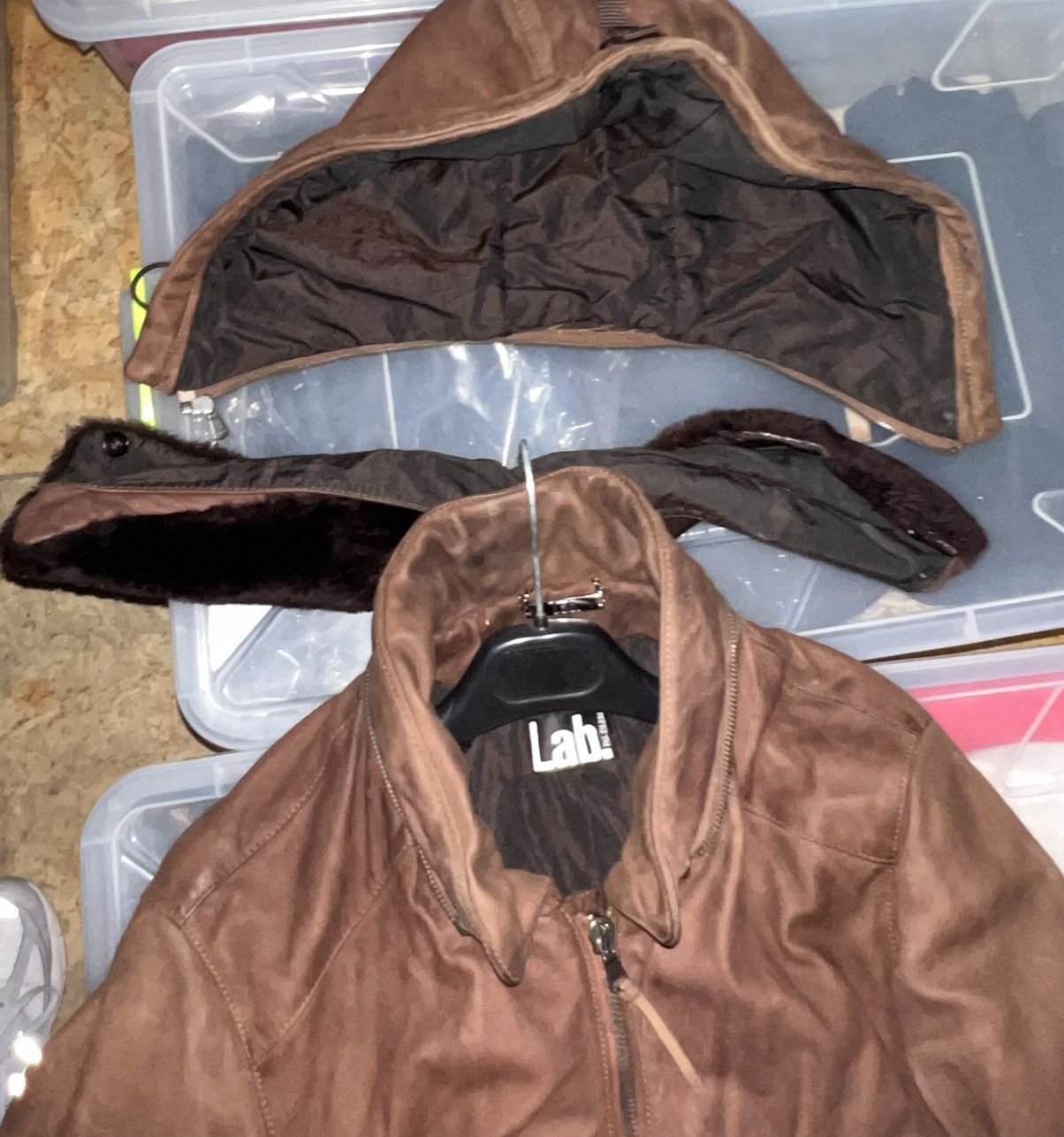 Pal Zileri Pal Zileri Lab Leather Hooded Bomber Jacket Aviator Fly Size US M / EU 48-50 / 2 - 25 Thumbnail