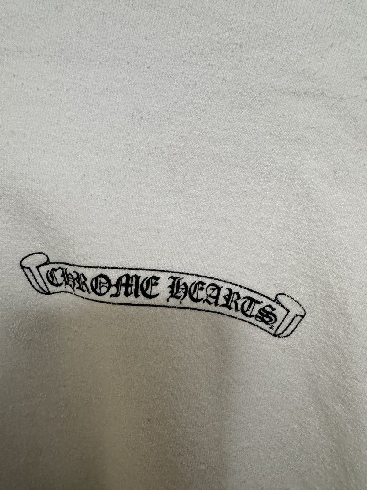 Chrome Hearts CHROME HEARTS HOLLYWOOD HOODIE WHT Size US M / EU 48-50 / 2 - 2 Thumbnail