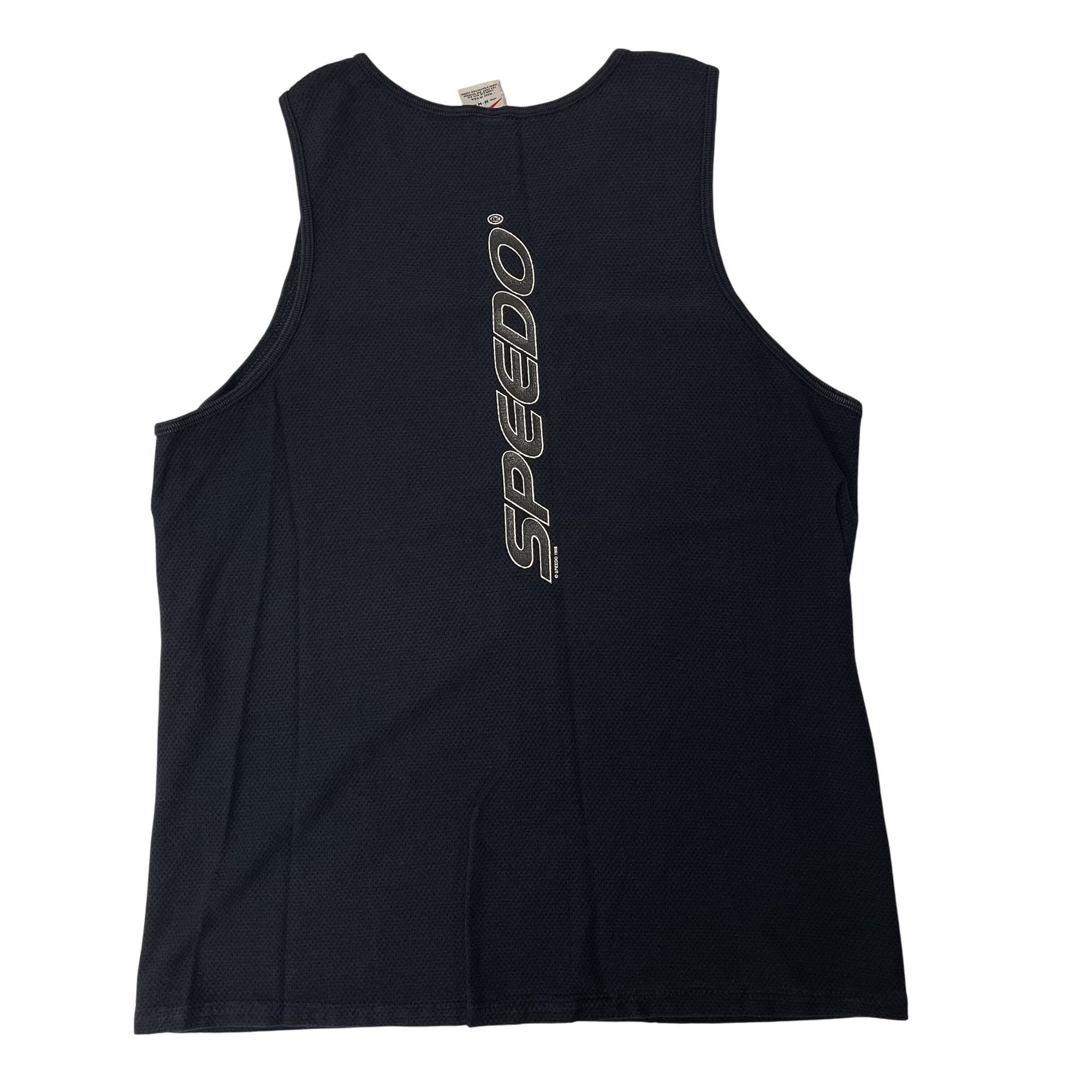 Speedo Vtg Speedo SURFER Tank Top SPELL OUT Logo Muscle Shirt Size US M / EU 48-50 / 2 - 10 Thumbnail