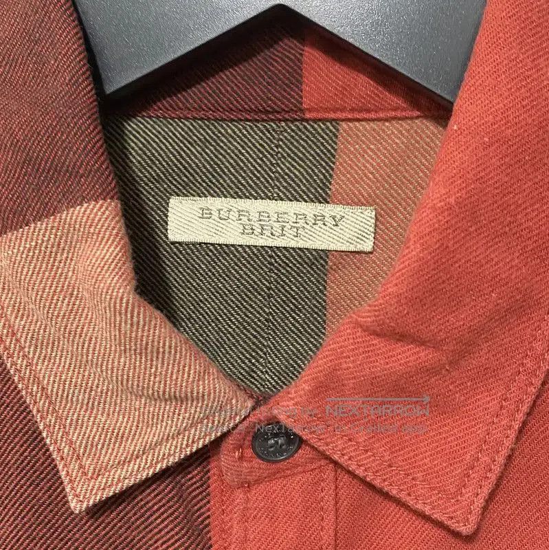 Burberry Burberry Red Cotton Long Sleeve Shirt. Size US S / EU 44-46 / 1 - 3 Thumbnail