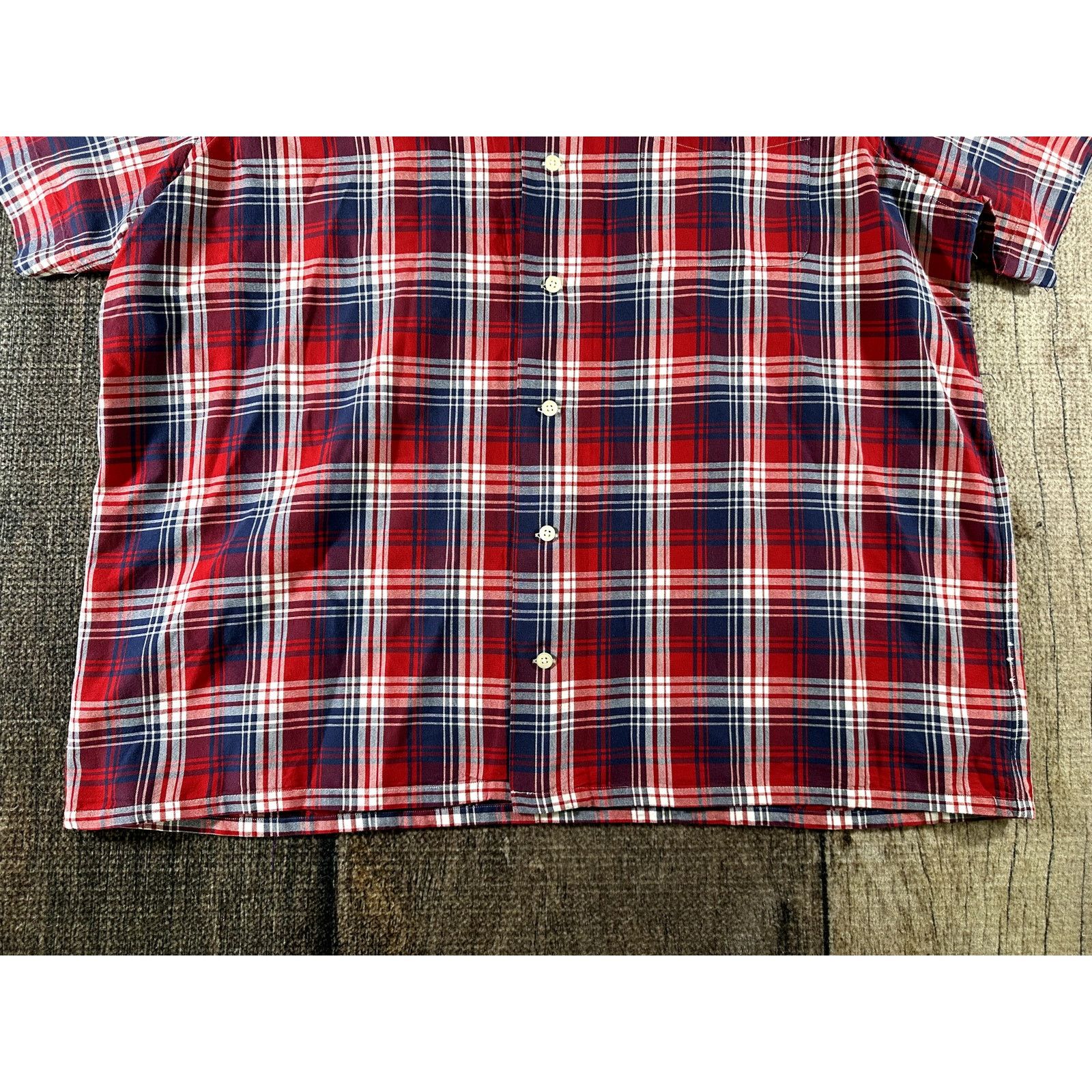 Polo Ralph Lauren Polo Ralph Lauren Short Sleeve Shirt Mens XXL Red Plaid Size US XXL / EU 58 / 5 - 5 Thumbnail