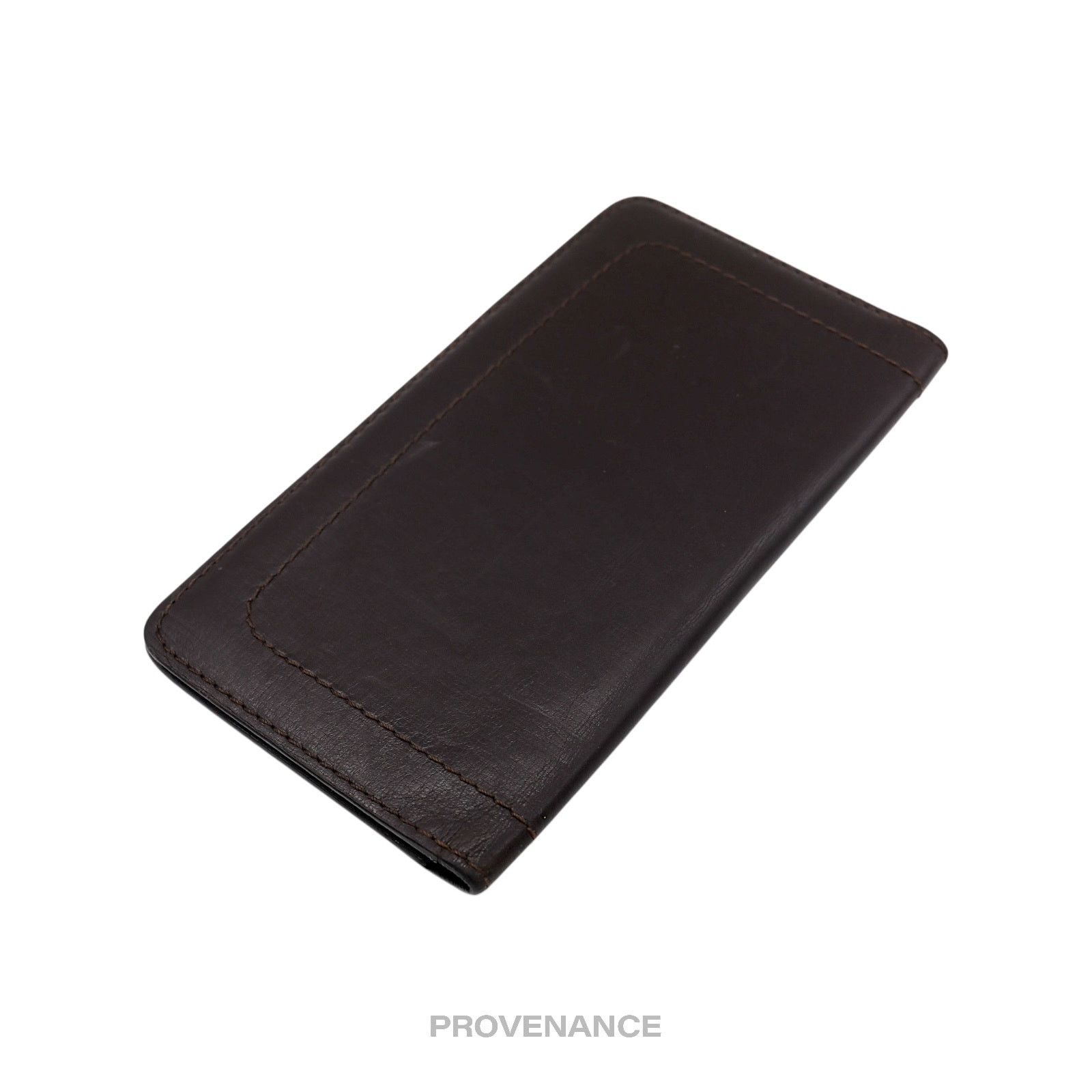 Louis Vuitton 🔴 Louis Vuitton Long Wallet - Utah Brown Leather Size ONE SIZE - 4 Thumbnail