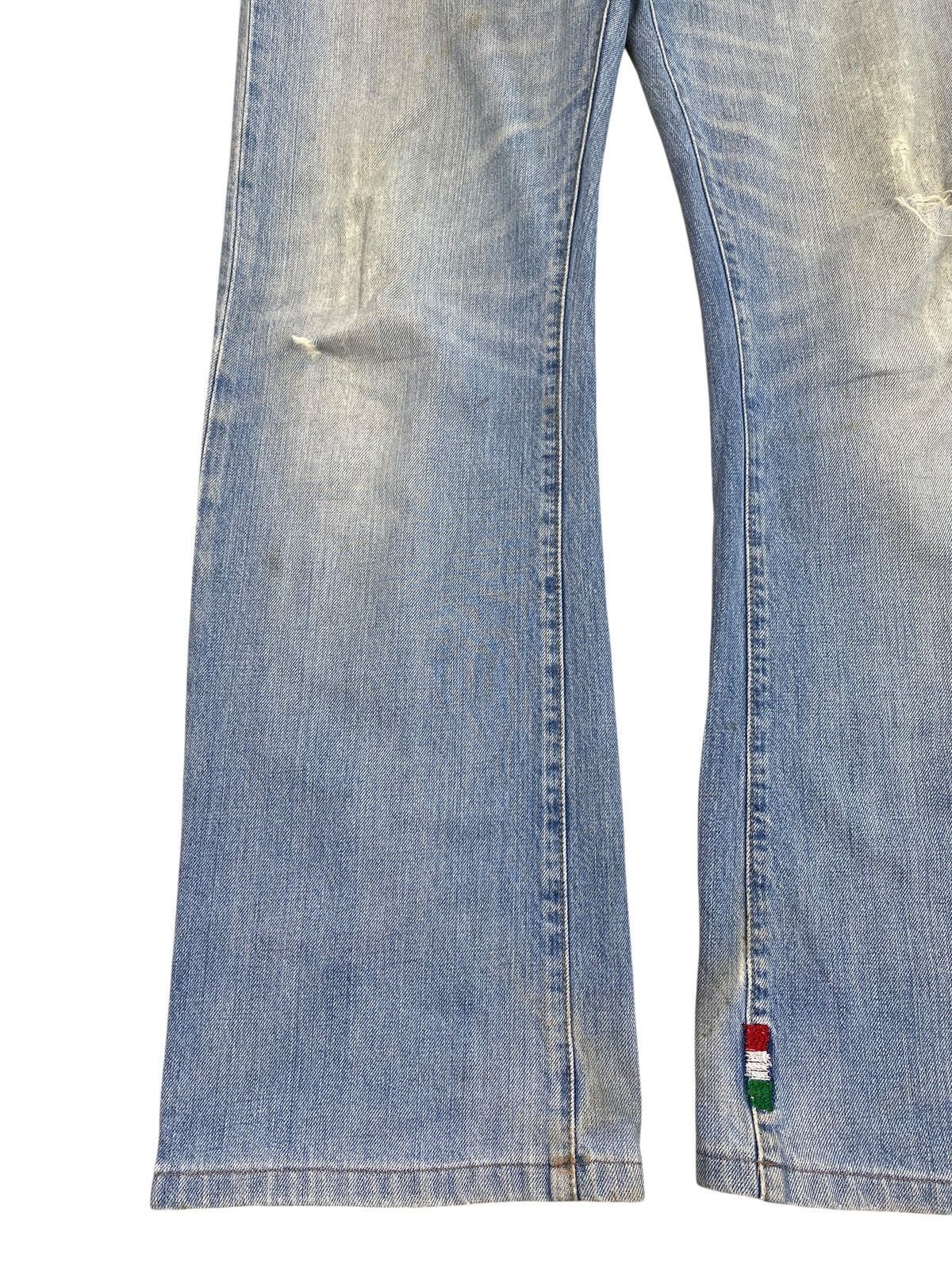 HYDROGEN Hydrogen Brand Ripped Faded Wash Style Loose Jeans Size US 32 / EU 48 - 7 Thumbnail