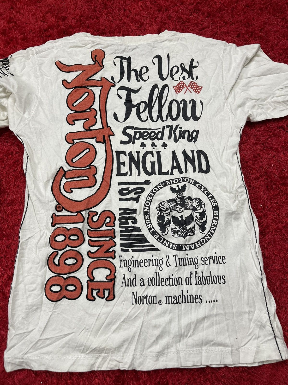 Norton Norton Motorcycles Long Sleeve Tshirt Size US L / EU 52-54 / 3 - 2 Thumbnail