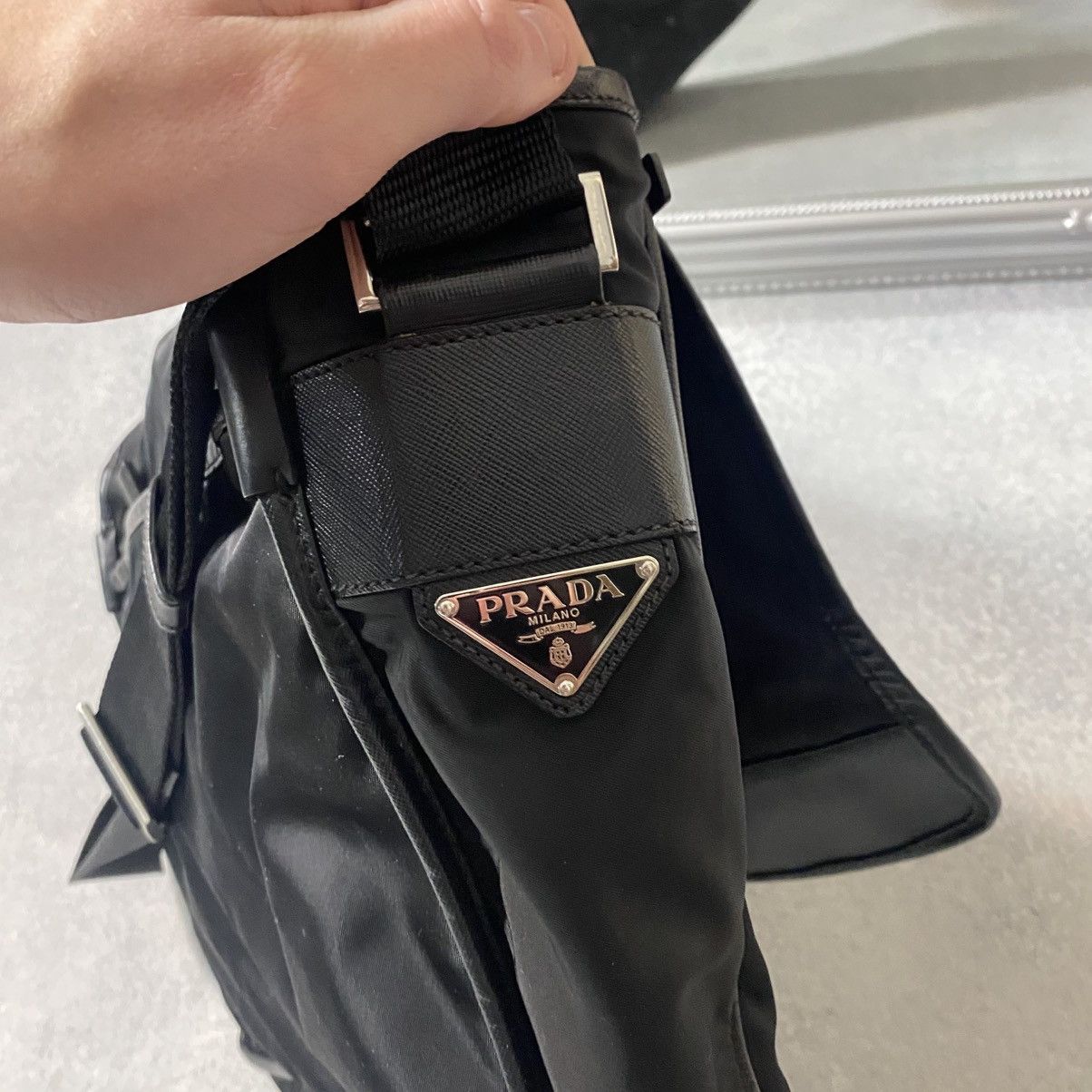 Prada Prada Bag Nylon Messenger Size ONE SIZE - 4 Thumbnail