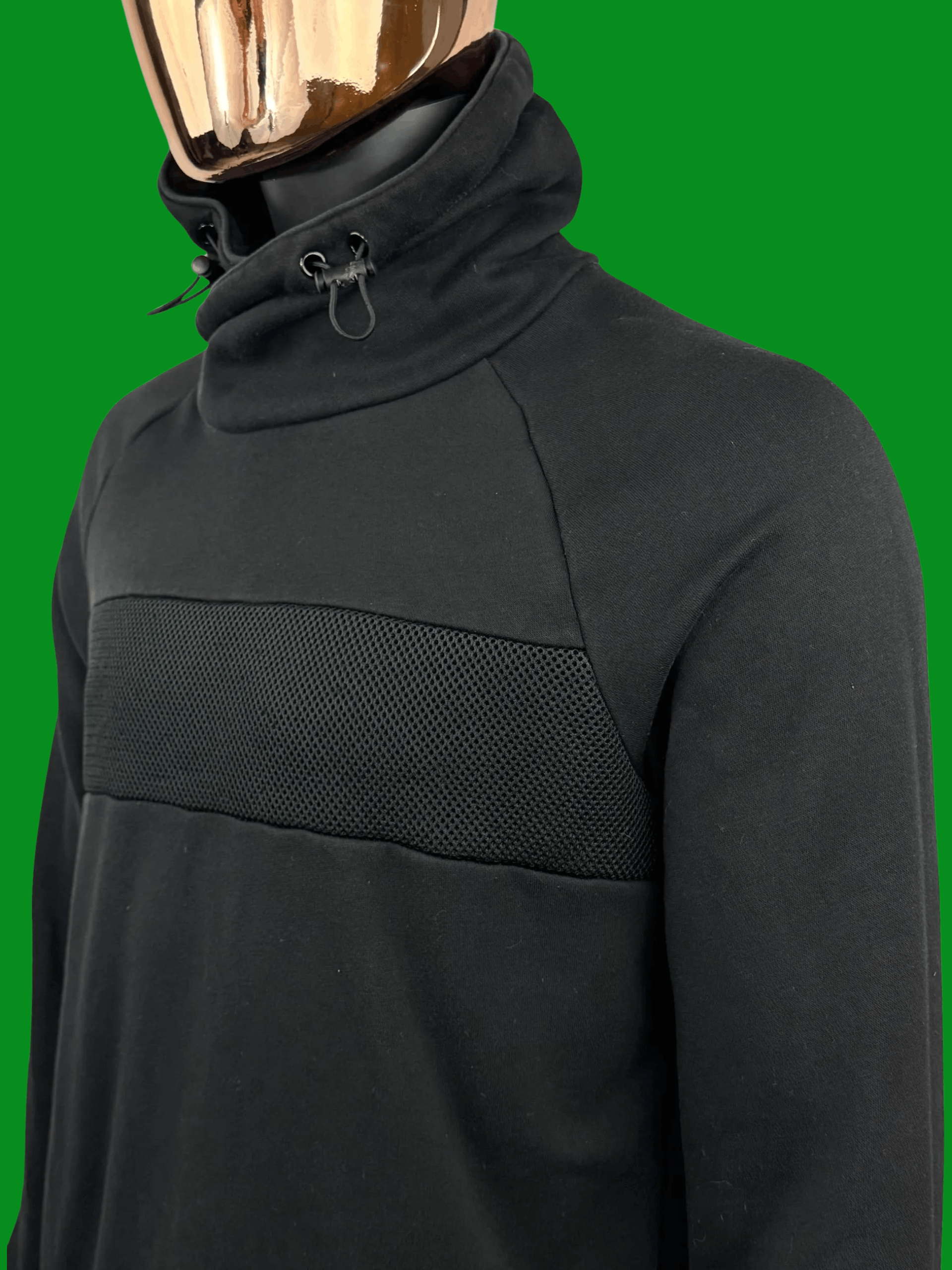 H&M H&M Black Cowl Neck Fleece Pullover Sweatshirt Size US M / EU 48-50 / 2 - 1 Thumbnail