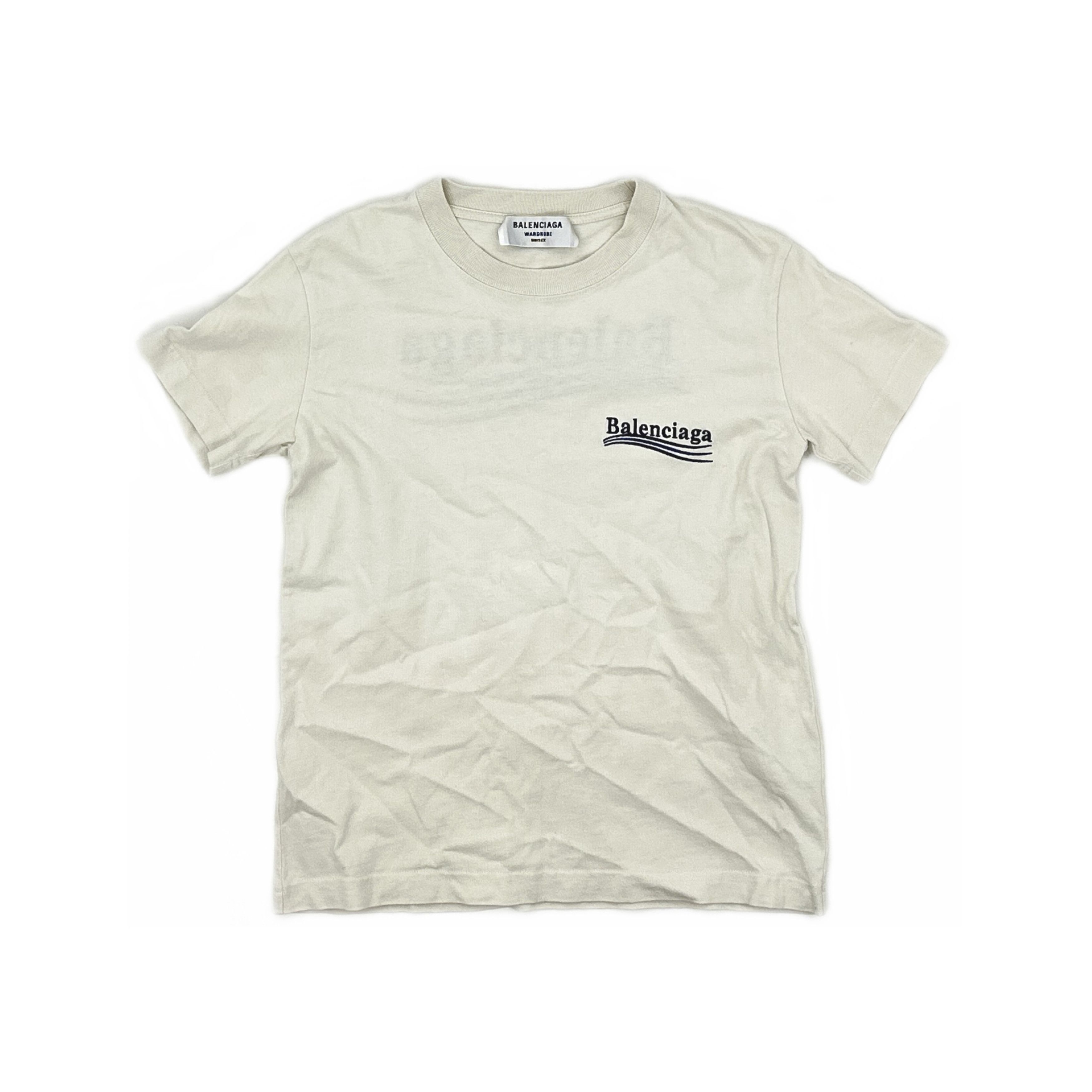 Balenciaga Balenciaga Wave Logo T-Shirt Size S Size US S / EU 44-46 / 1 - 1 Thumbnail