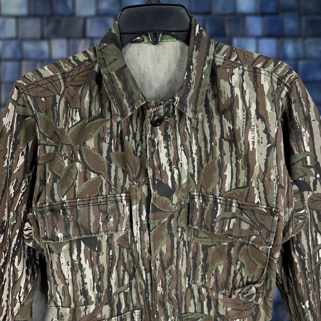 Realtree Realtree BDU Field Shirt Mens XS Camouflage Hunting Army Military Coat USA Shacket Size US XS / EU 42 / 0 - 1 Thumbnail