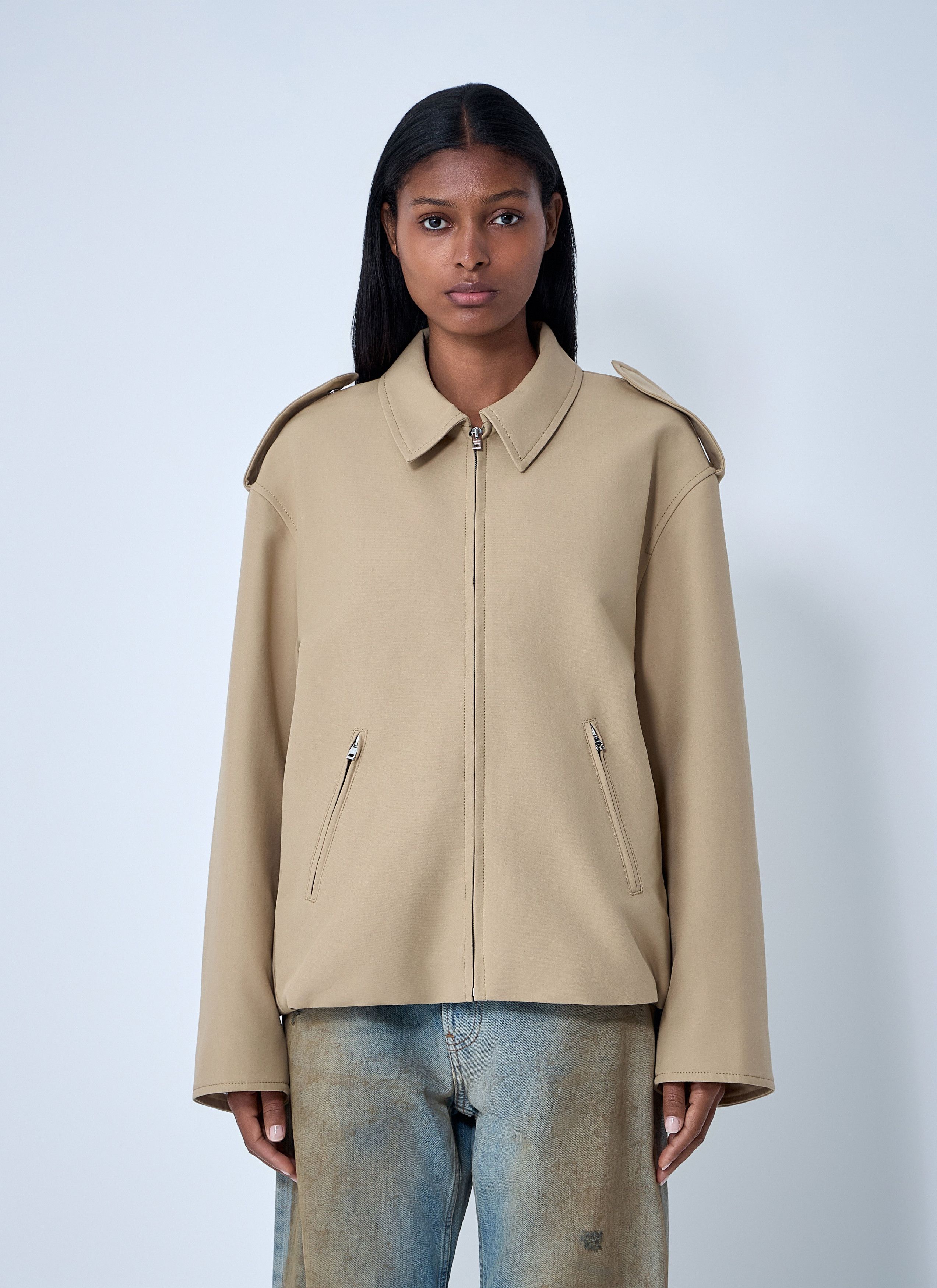 Cotton Satin Jacket