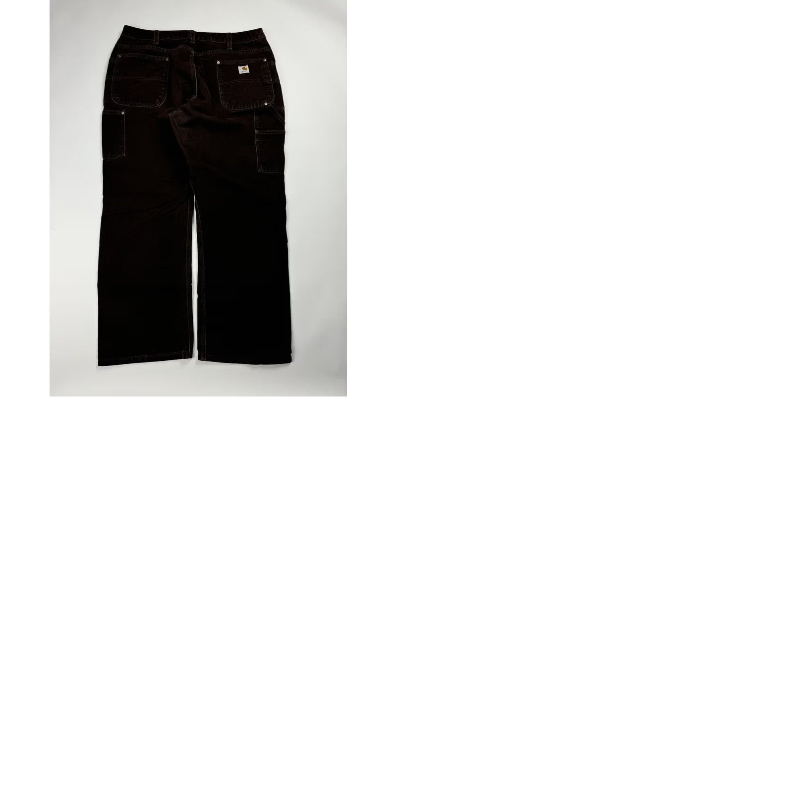 Carhartt VINTAGE Carhartt Pants Women’s Size 18 X 30 Brown Canvas Work Double Knee Relaxed 29 Inseam Men/Women? (Note: For compliance, I cannot add new info.) Size 24" / US 00 / IT 34 - 10 Thumbnail
