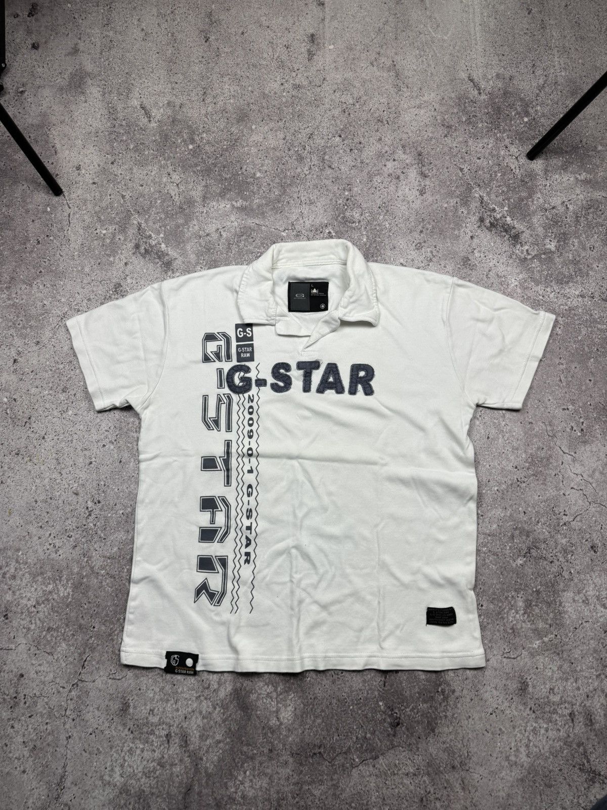 G-Star Vintage G Star Y2K Big Logo Polo T Shirt Junya Watanabe Styl Size US S / EU 44-46 / 1 - 1 Thumbnail