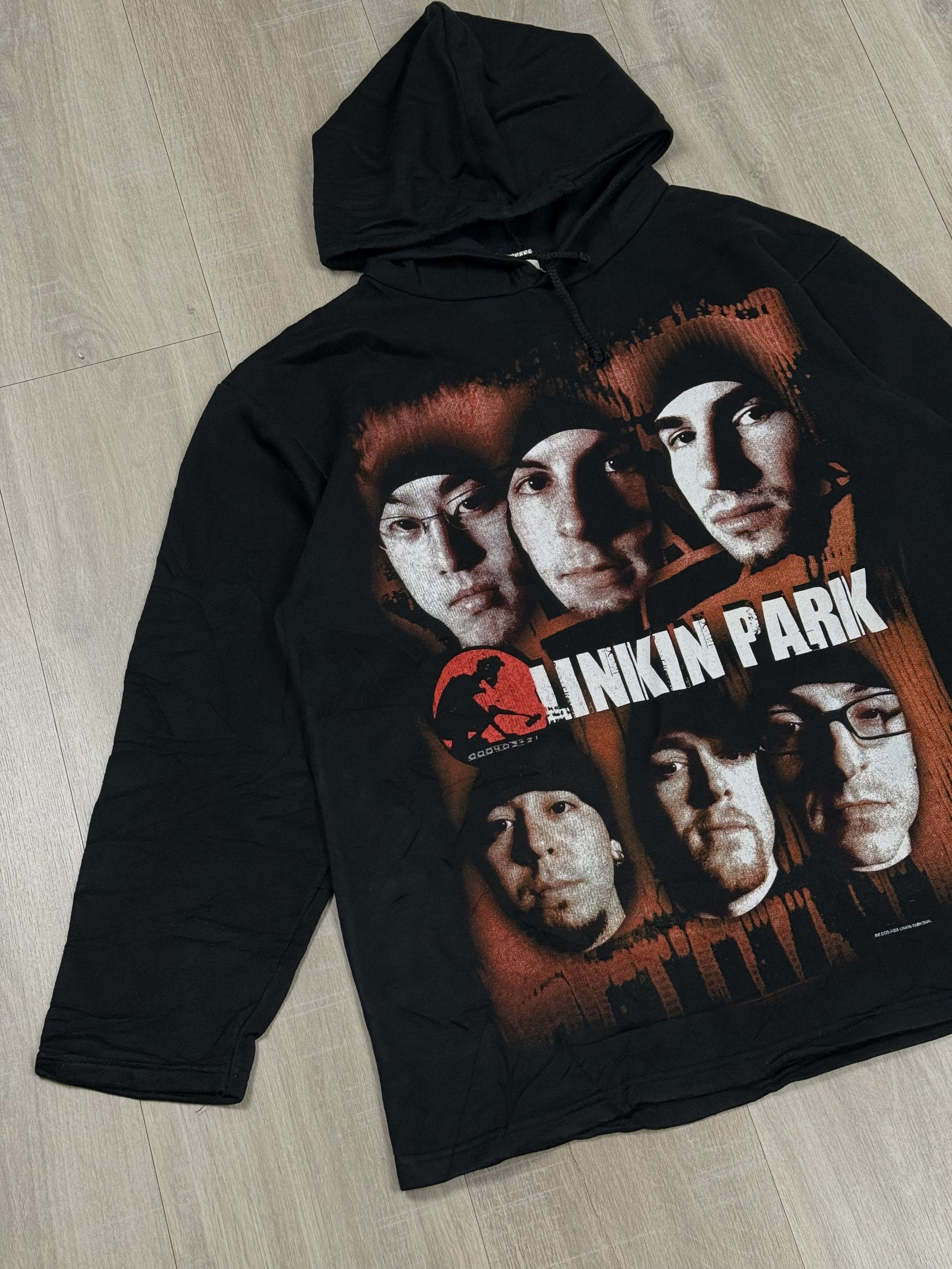 Vintage Vintage 90s Linkin Park Logo Band Hoodie Black Size US M / EU 48-50 / 2 - 3 Thumbnail