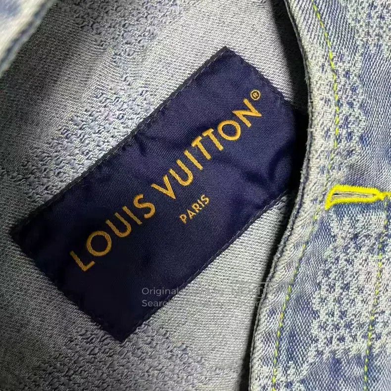 Louis Vuitton Louis Vuitton 25 Latest Blue Plaid Single Breasted Long Sl Size US L / EU 52-54 / 3 - 2 Thumbnail