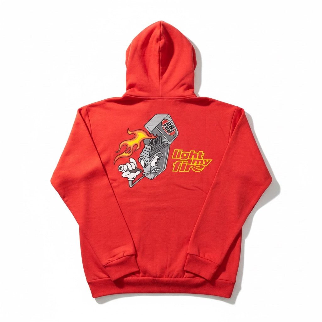 Other 26 Red - Light My Fire Oversized Hoodie [Size Large] Size US L / EU 52-54 / 3 - 2 Thumbnail