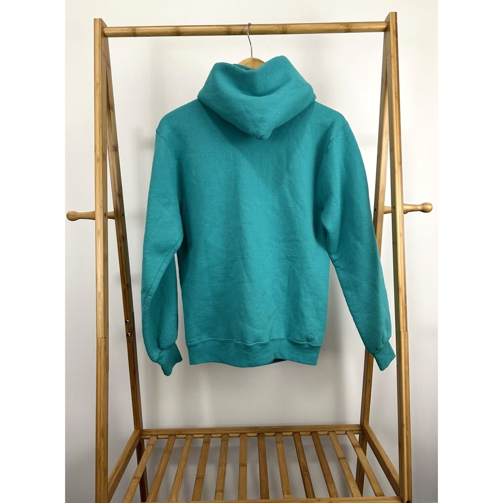 Russell Athletic VINTAGE Russell Athletic Hoodie Mens M Teal 50/50 90s Sweatshirt Pullover Size M USA Size US M / EU 48-50 / 2 - 2 Thumbnail