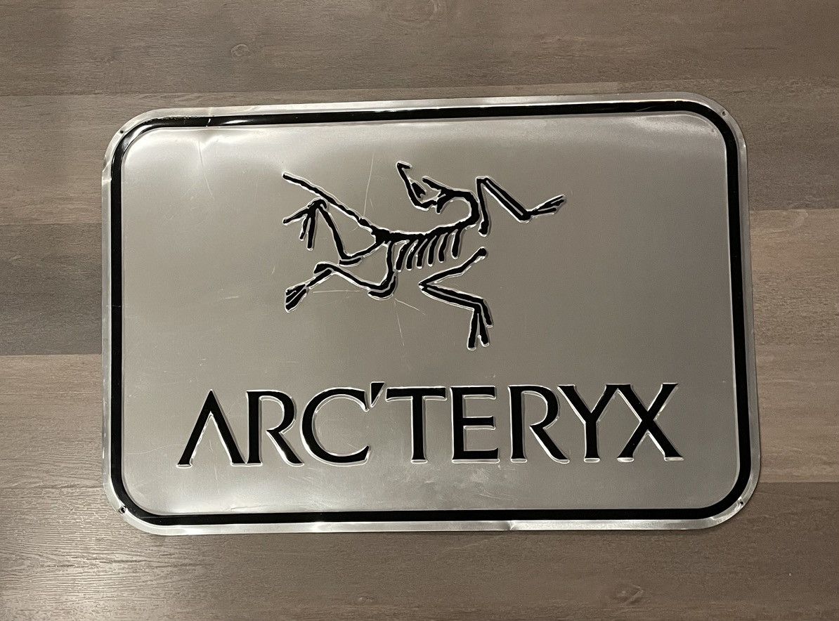 Arc'teryx × Vintage Crazy Vintage Arc’teryx Aluminum Store Display Sign Y2K Era Size ONE SIZE - 1 Thumbnail